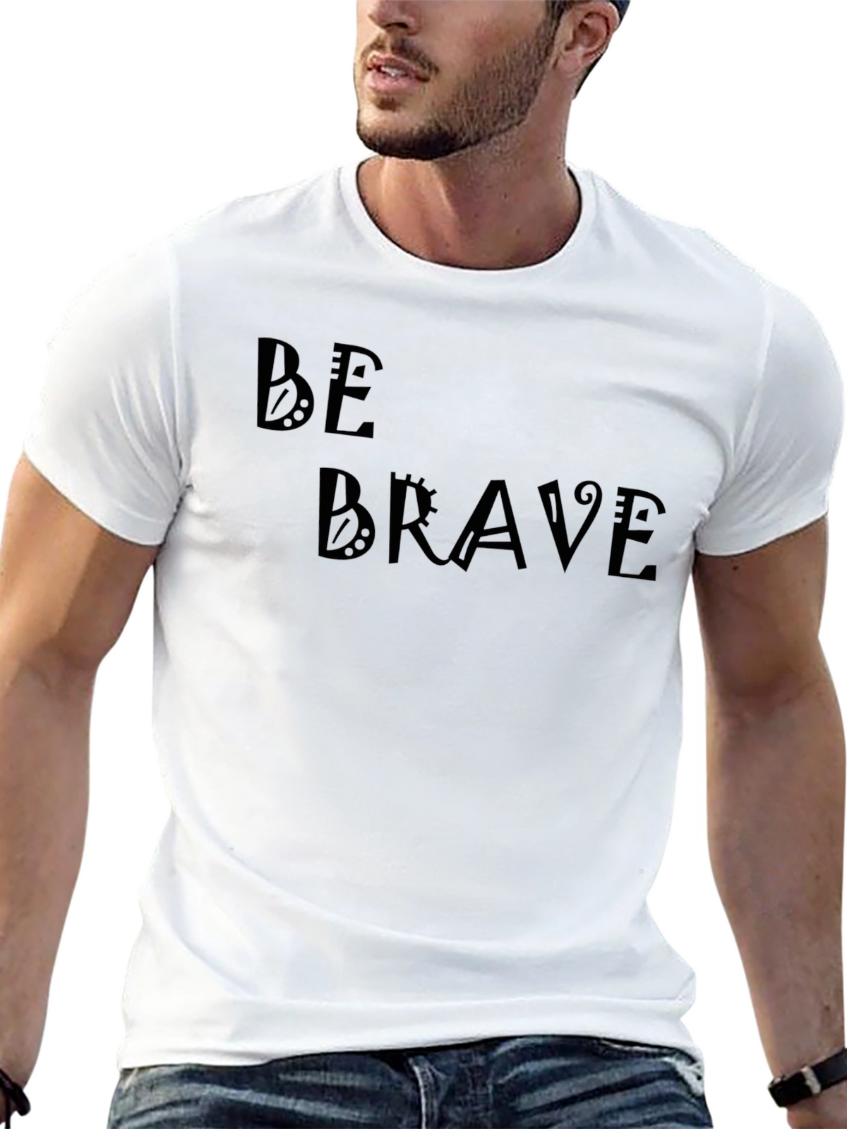Be Brave Graphic Tee - Stylish Comfort