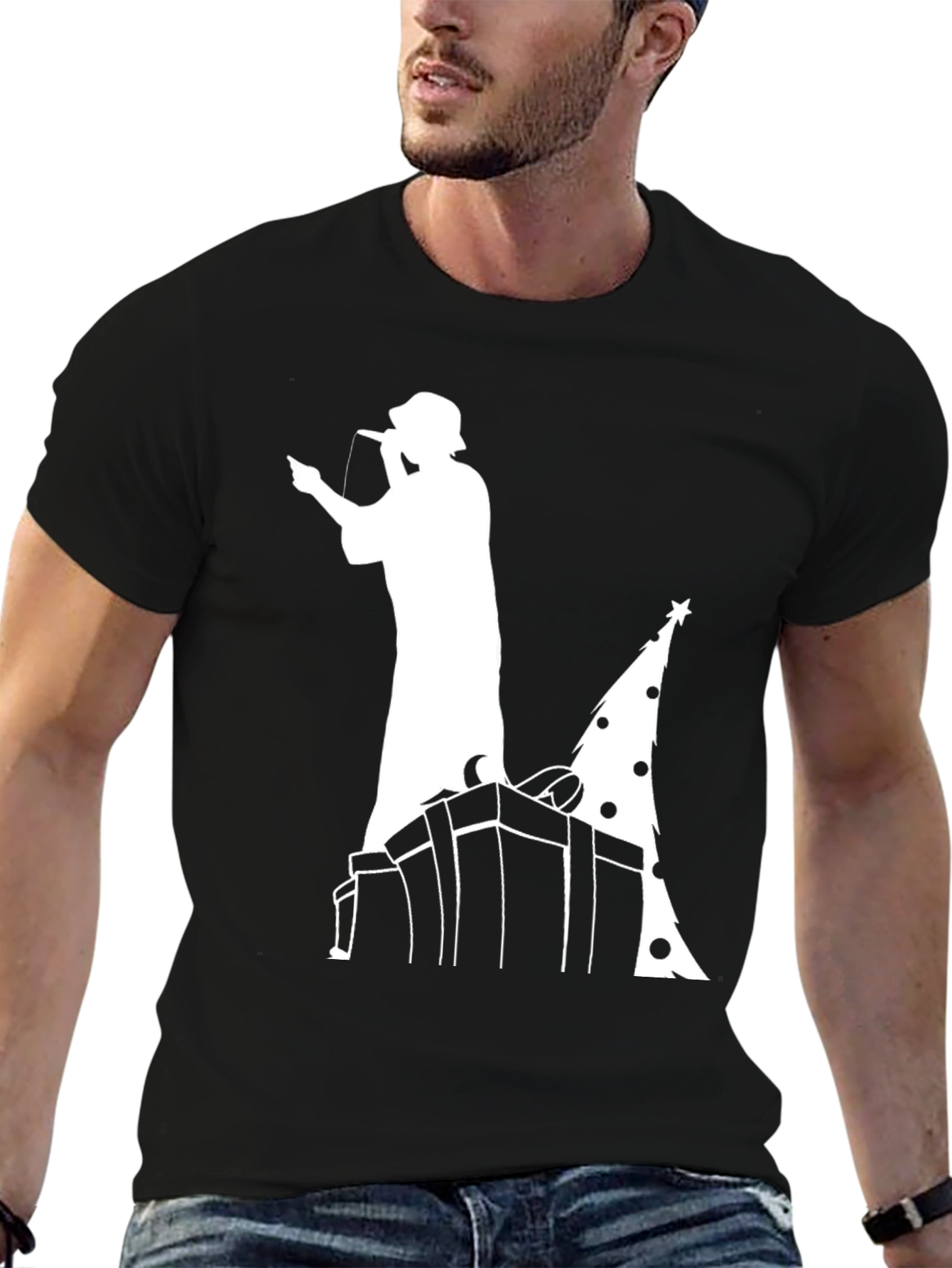 Rapper Christmas Tree T-Shirt