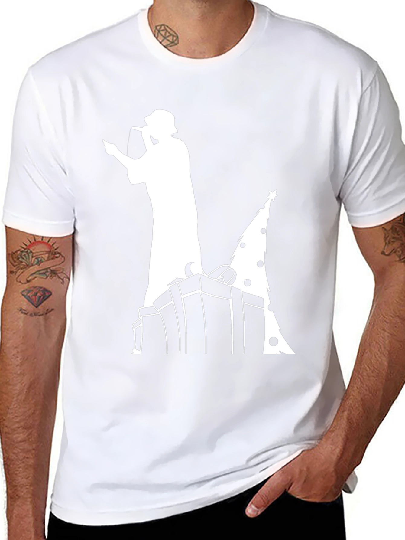 Rapper Christmas Tree T-Shirt