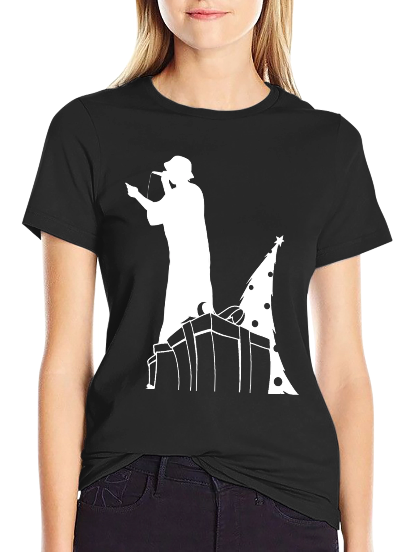 Rapper Christmas Tree T-Shirt