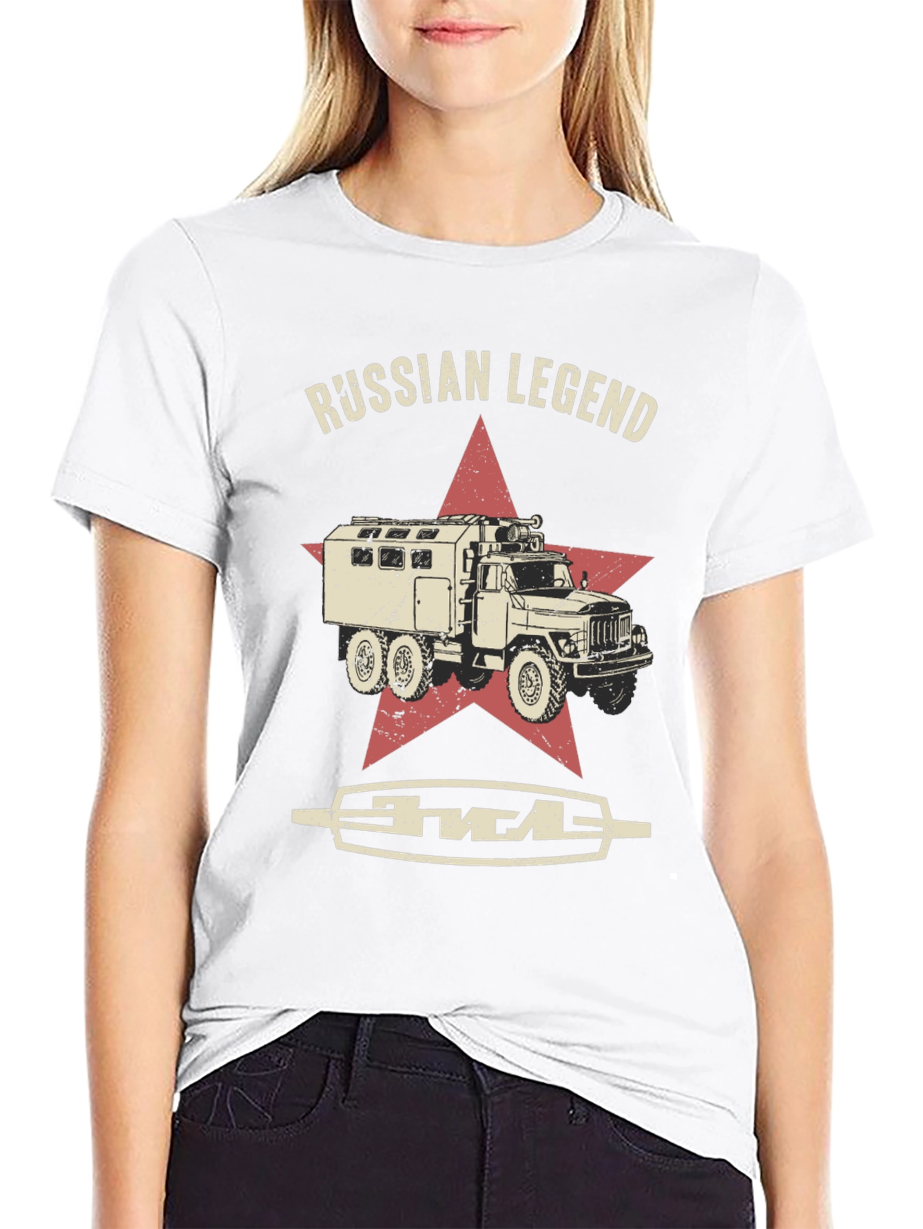 Russian Legend Truck Graphic T-Shirt