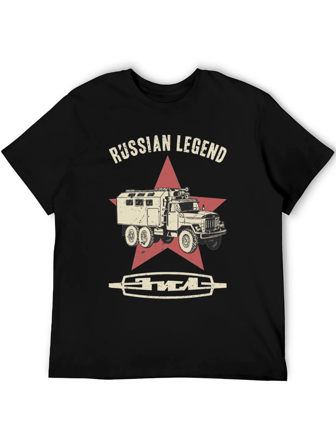 Russian Legend Truck Graphic T-Shirt
