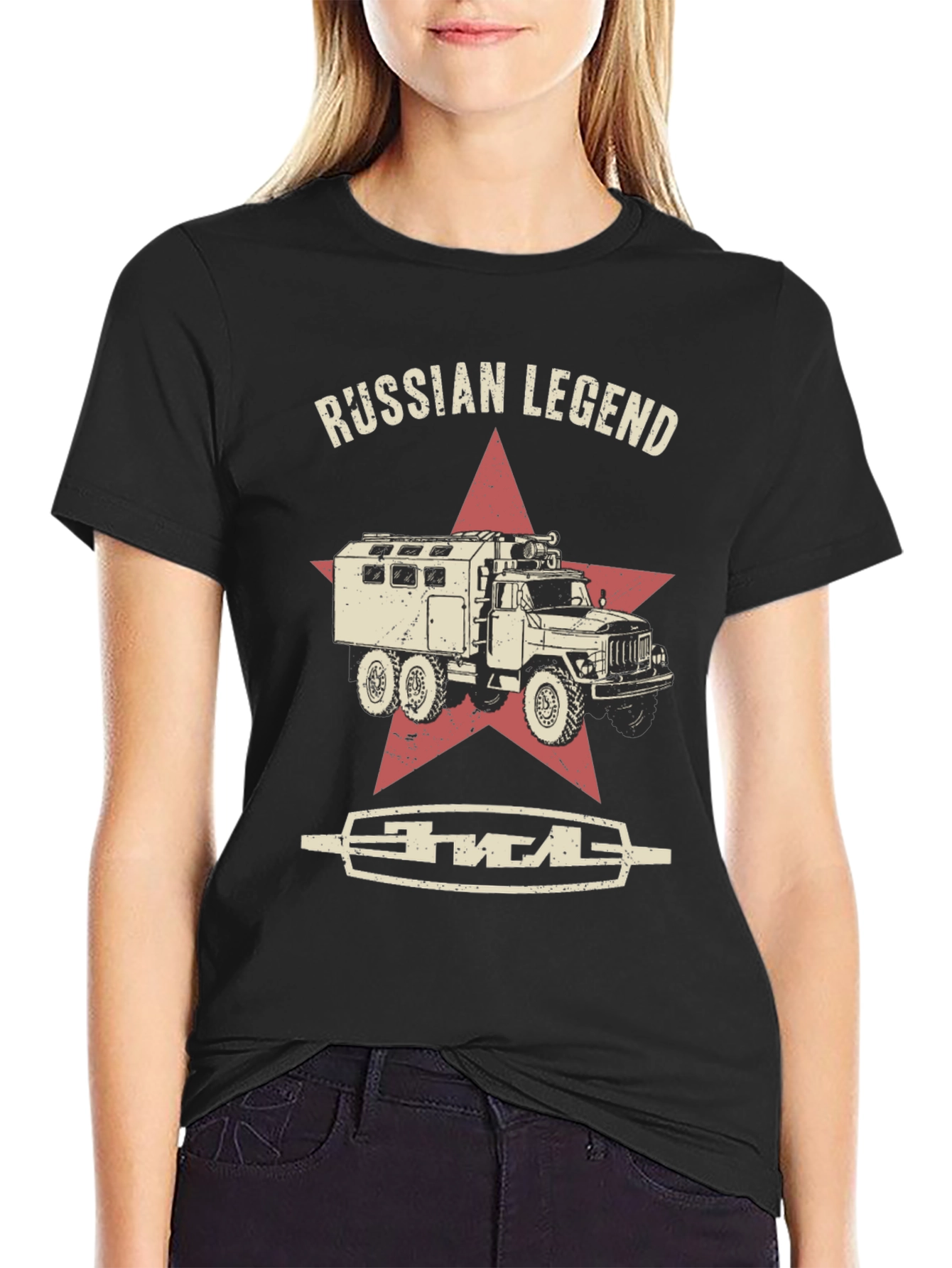 Russian Legend Truck Graphic T-Shirt