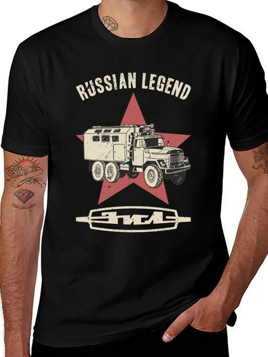 Russian Legend Truck Graphic T-Shirt
