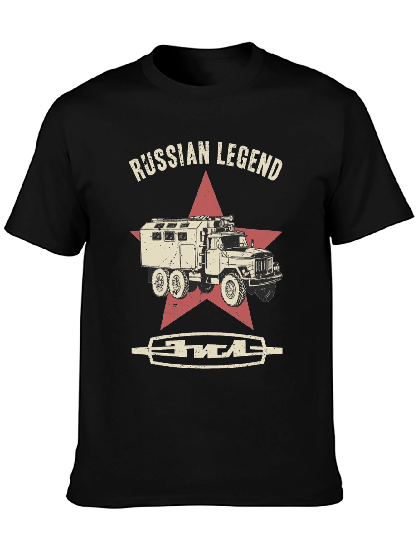 Russian Legend Truck Graphic T-Shirt