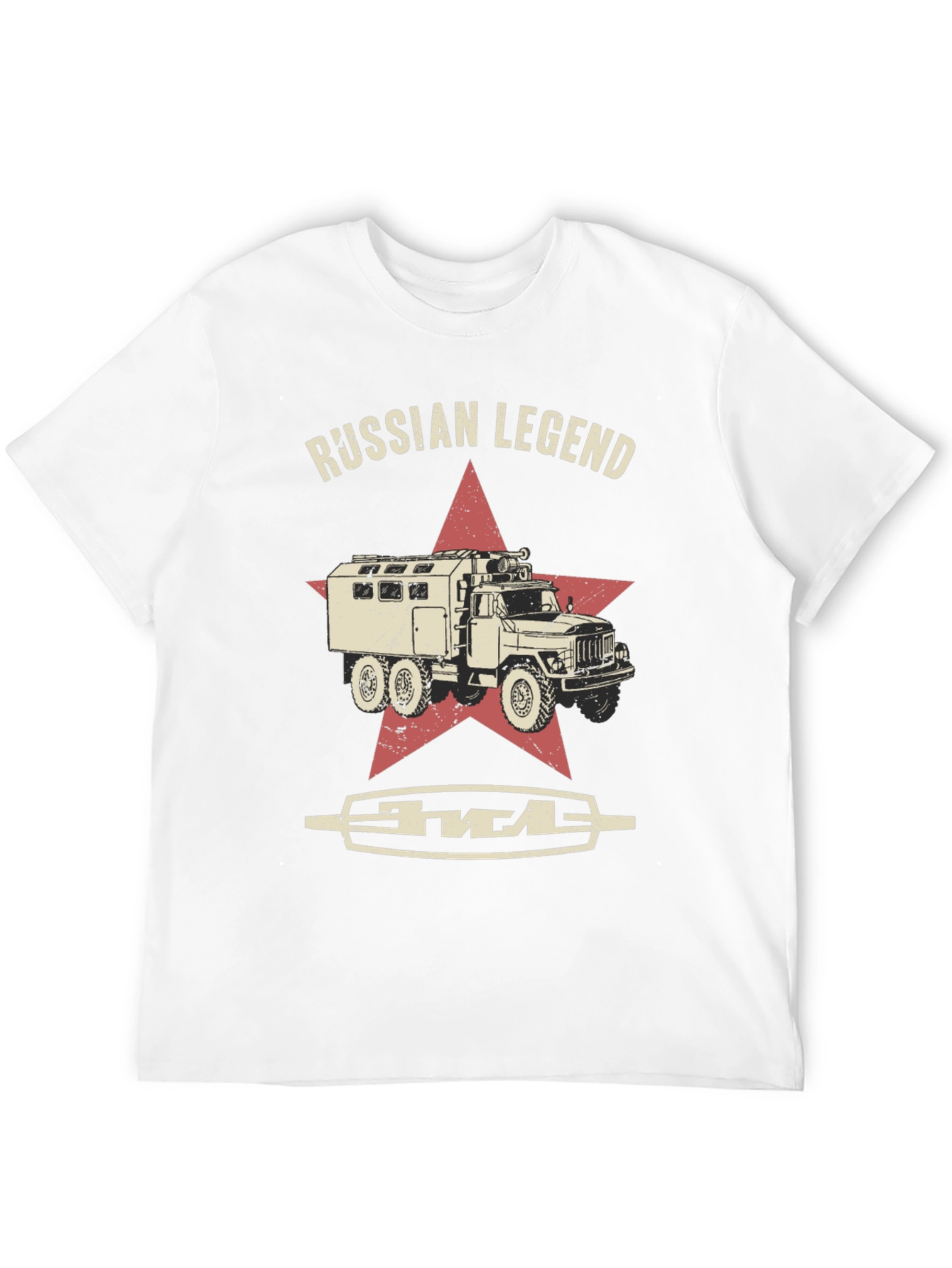 Russian Legend Truck Graphic T-Shirt