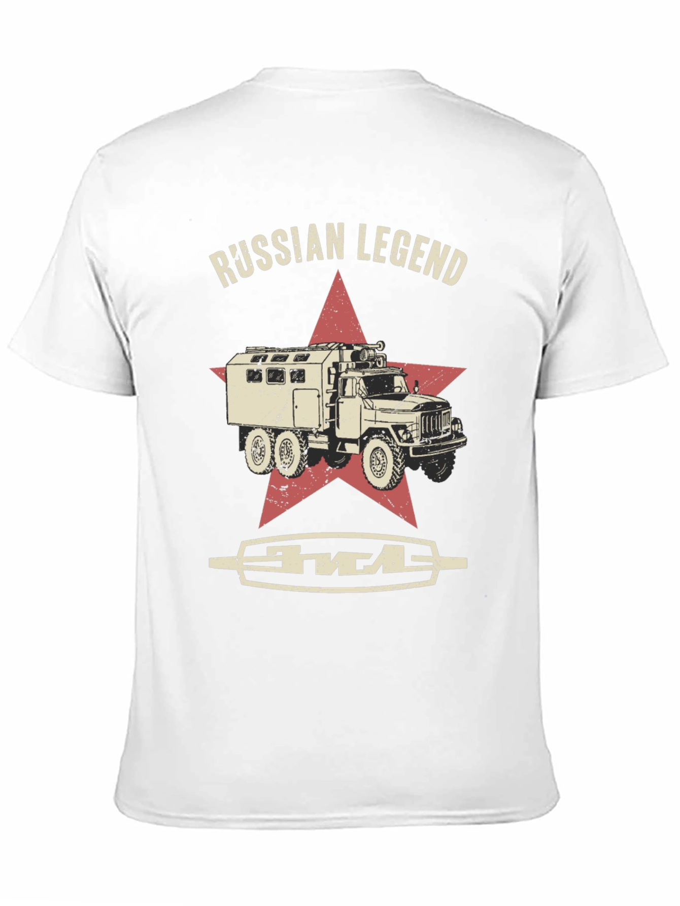 Russian Legend Truck Graphic T-Shirt