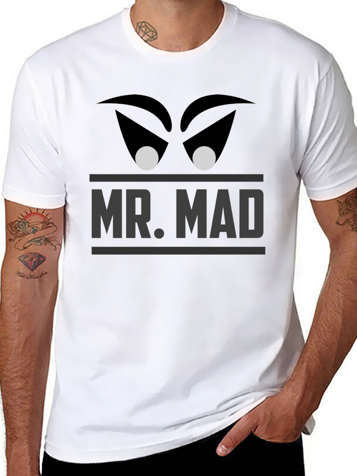 Mr. Mad Graphic Tee - Mens Black T-Shirt