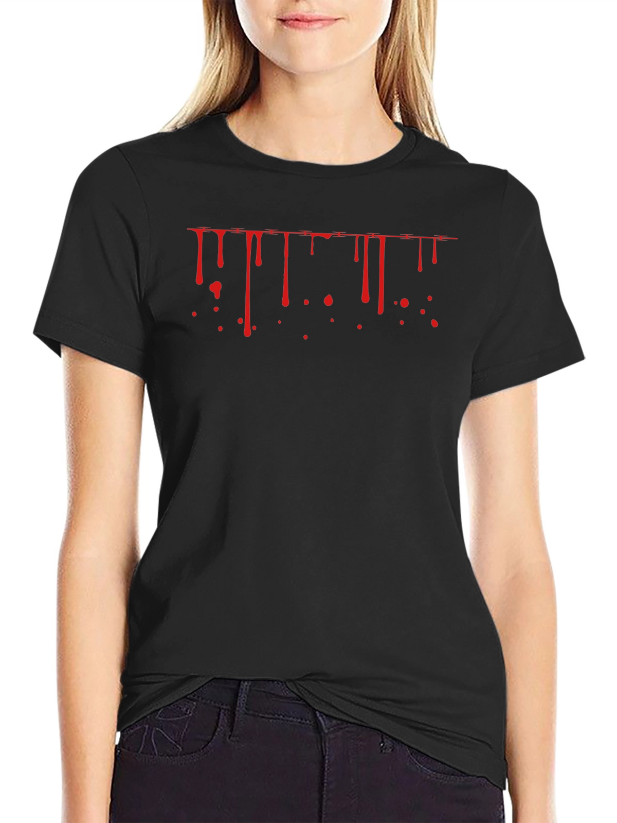 Bleeding Edge Graphic Tee - Bold Black Shirt