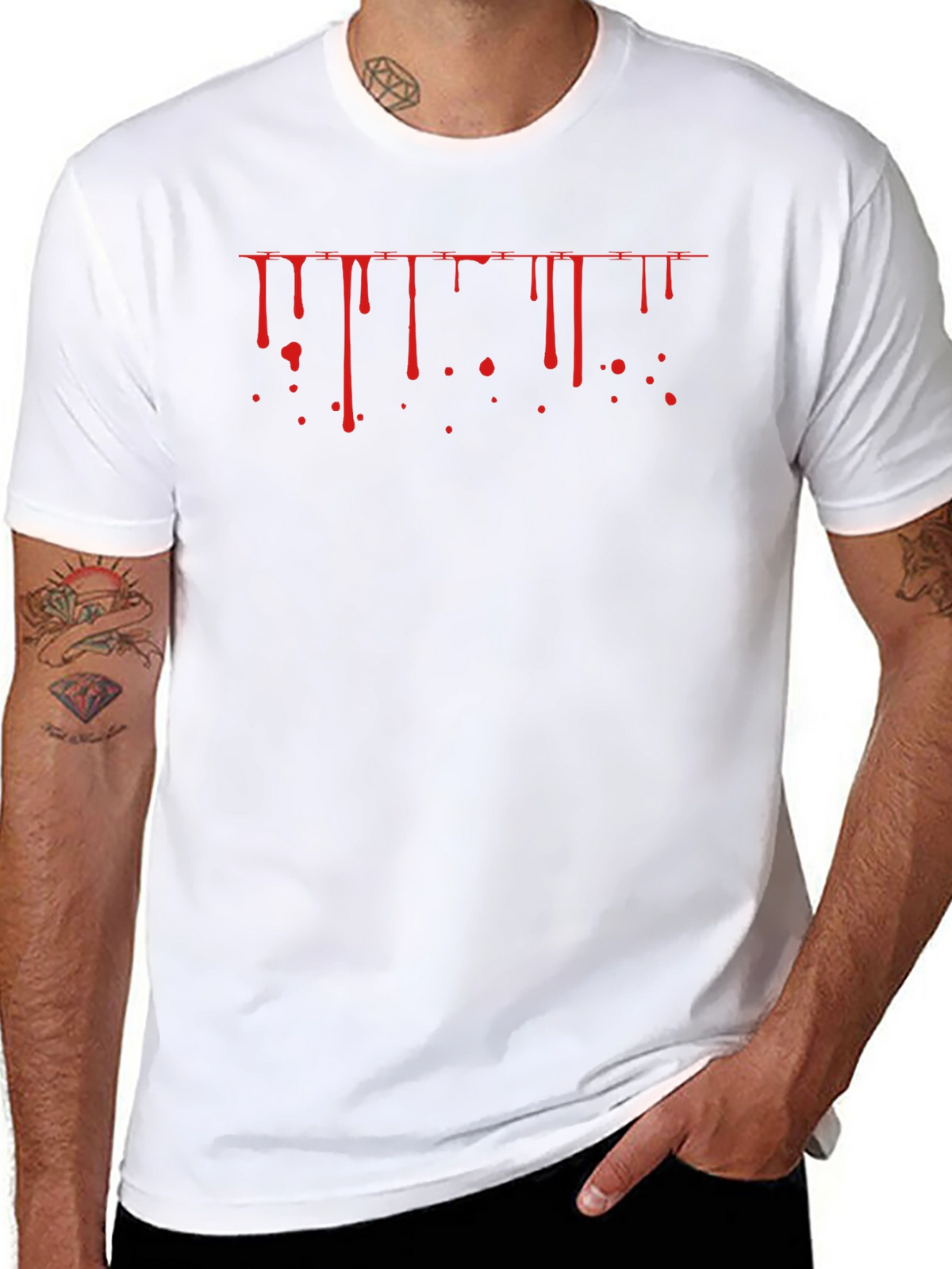 Bleeding Edge Graphic Tee - Bold Black Shirt