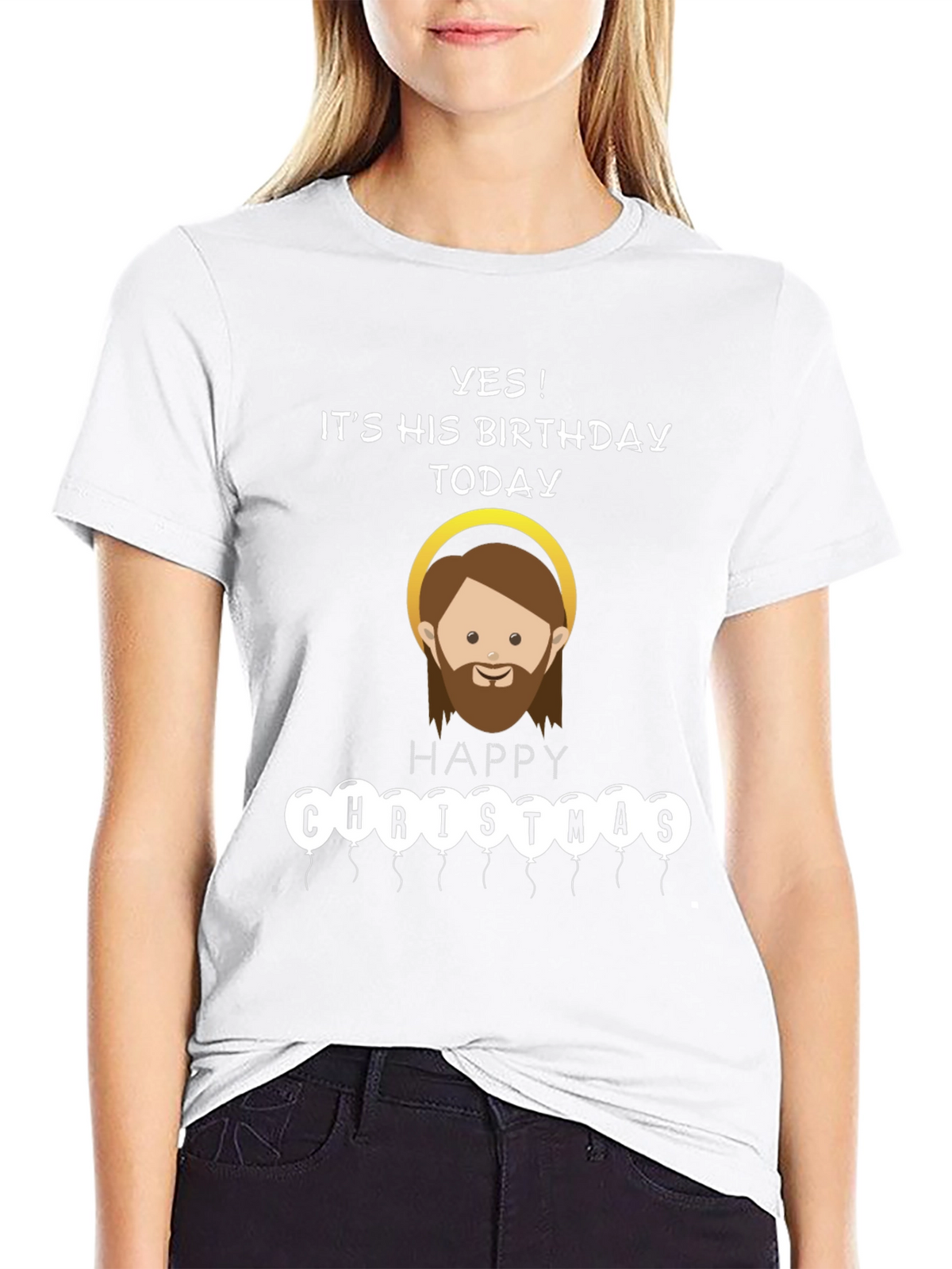 Funny Jesus Birthday Happy Christmas T-Shirt
