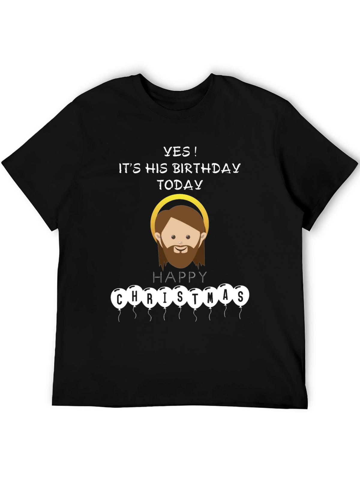 Funny Jesus Birthday Happy Christmas T-Shirt