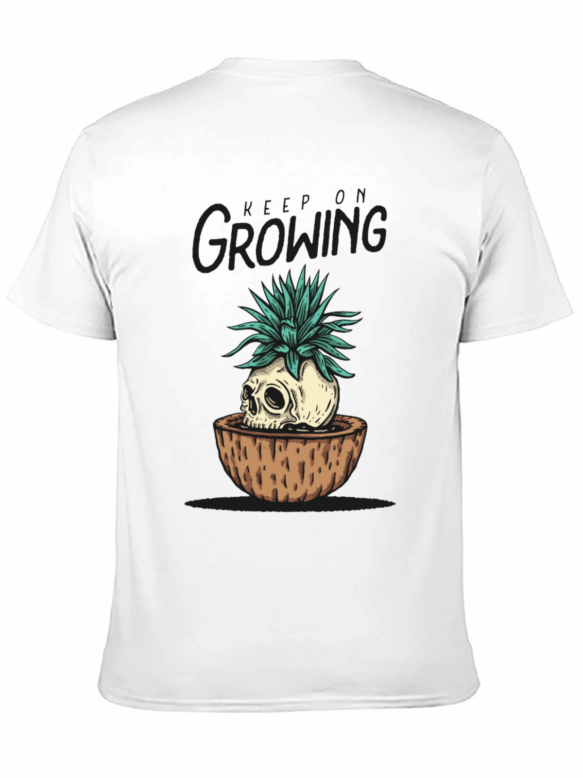 Skull Planter Graphic Tee - Growing Dead Things