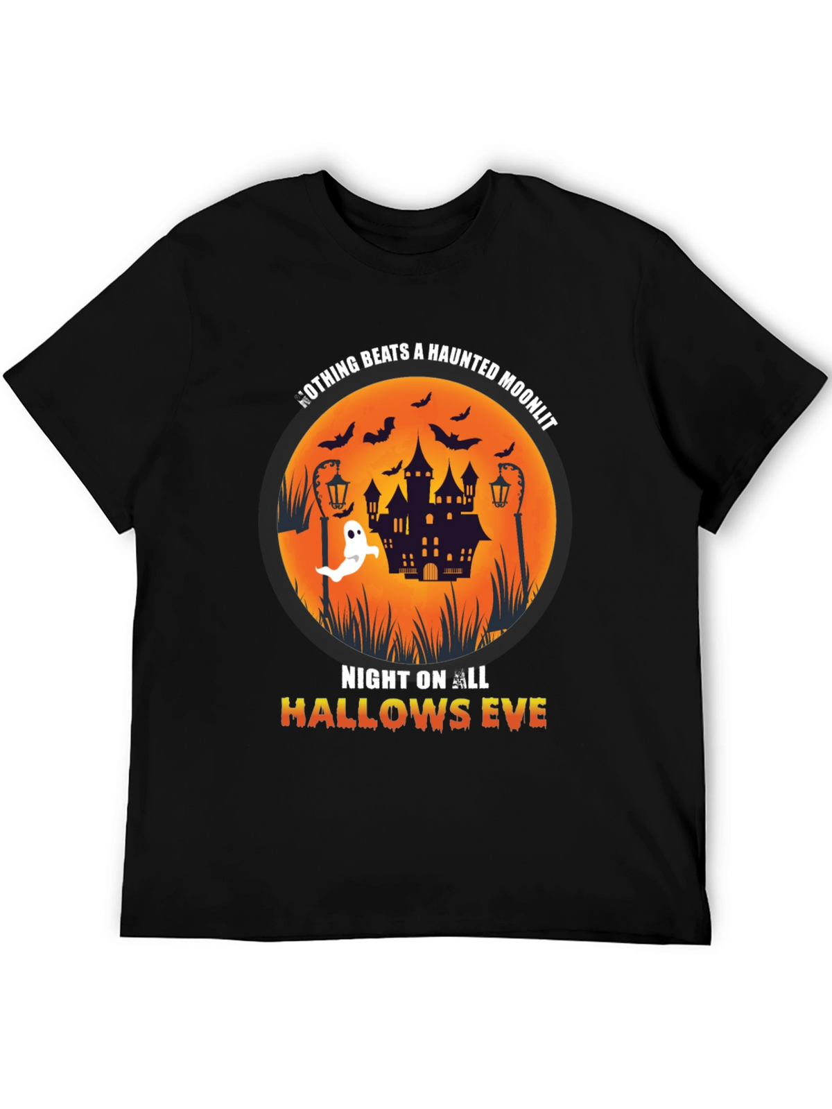 Haunted Moonlit Halloween T-Shirt
