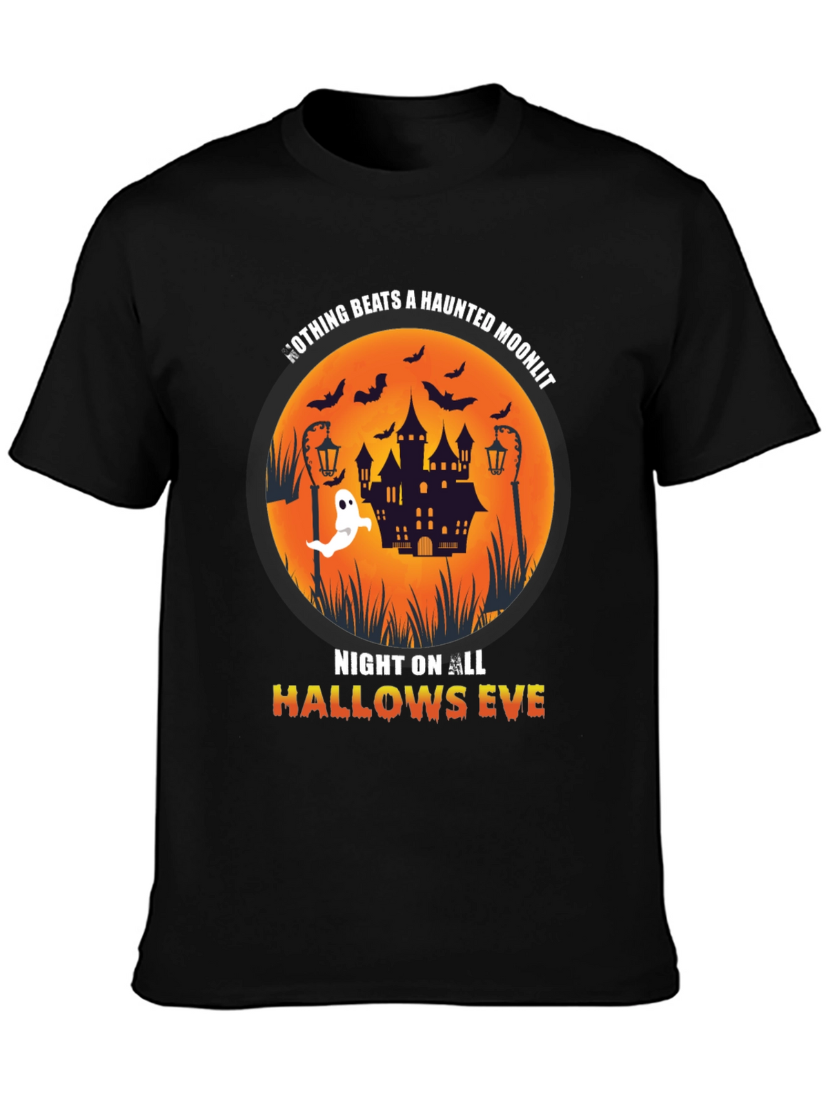 Haunted Moonlit Halloween T-Shirt