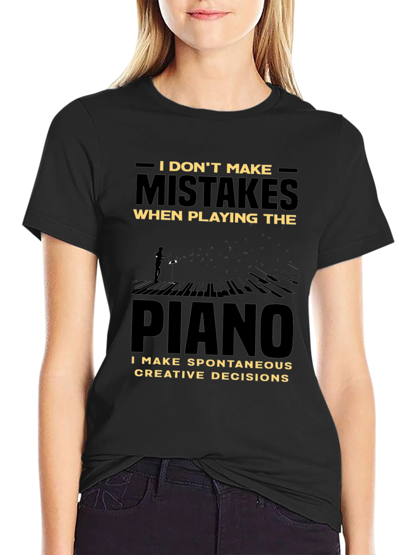 Piano Player Funny Musician T-Shirt
