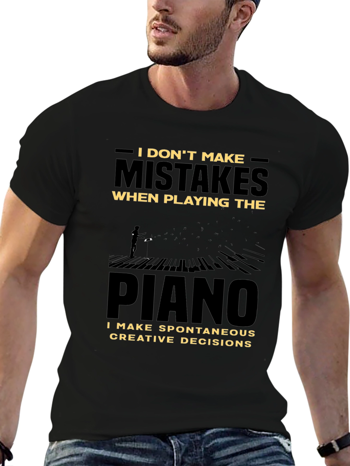Piano Player Funny Musician T-Shirt