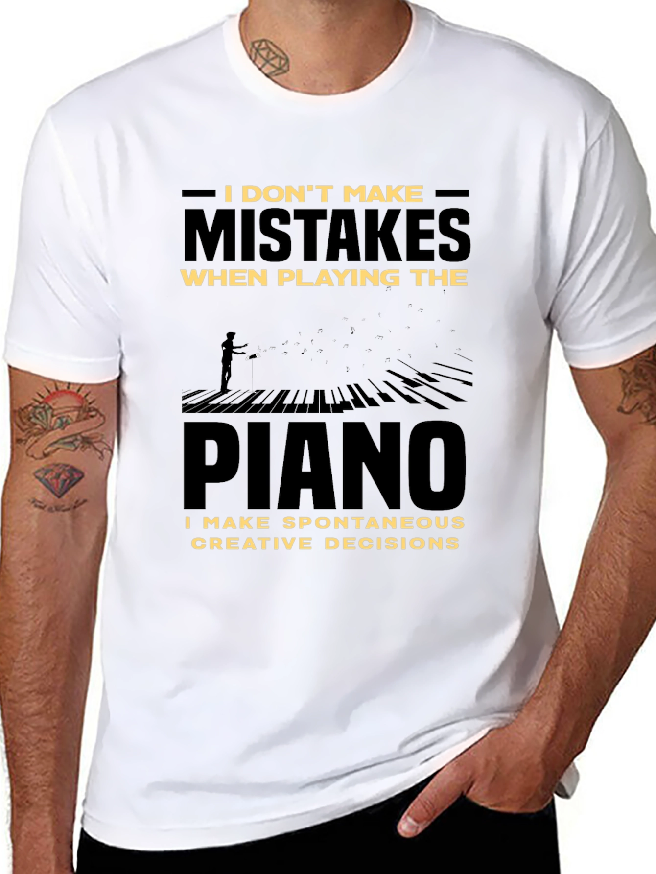 Piano Player Funny Musician T-Shirt