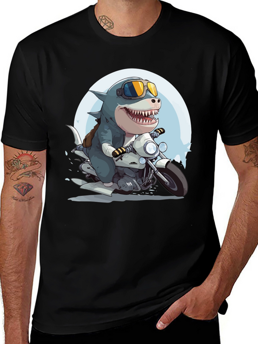 Shark Rider Graphic Tee