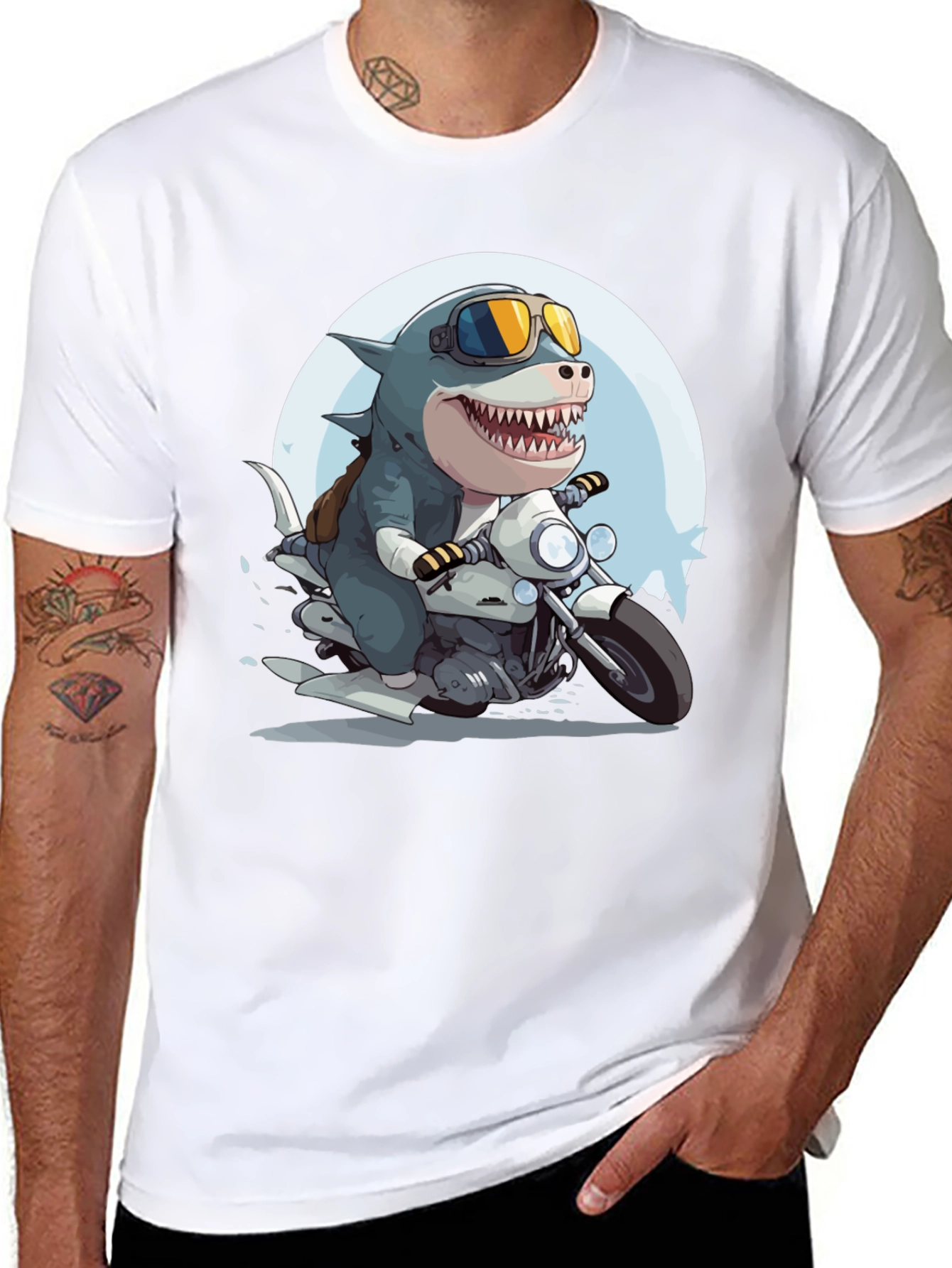 Shark Rider Graphic Tee