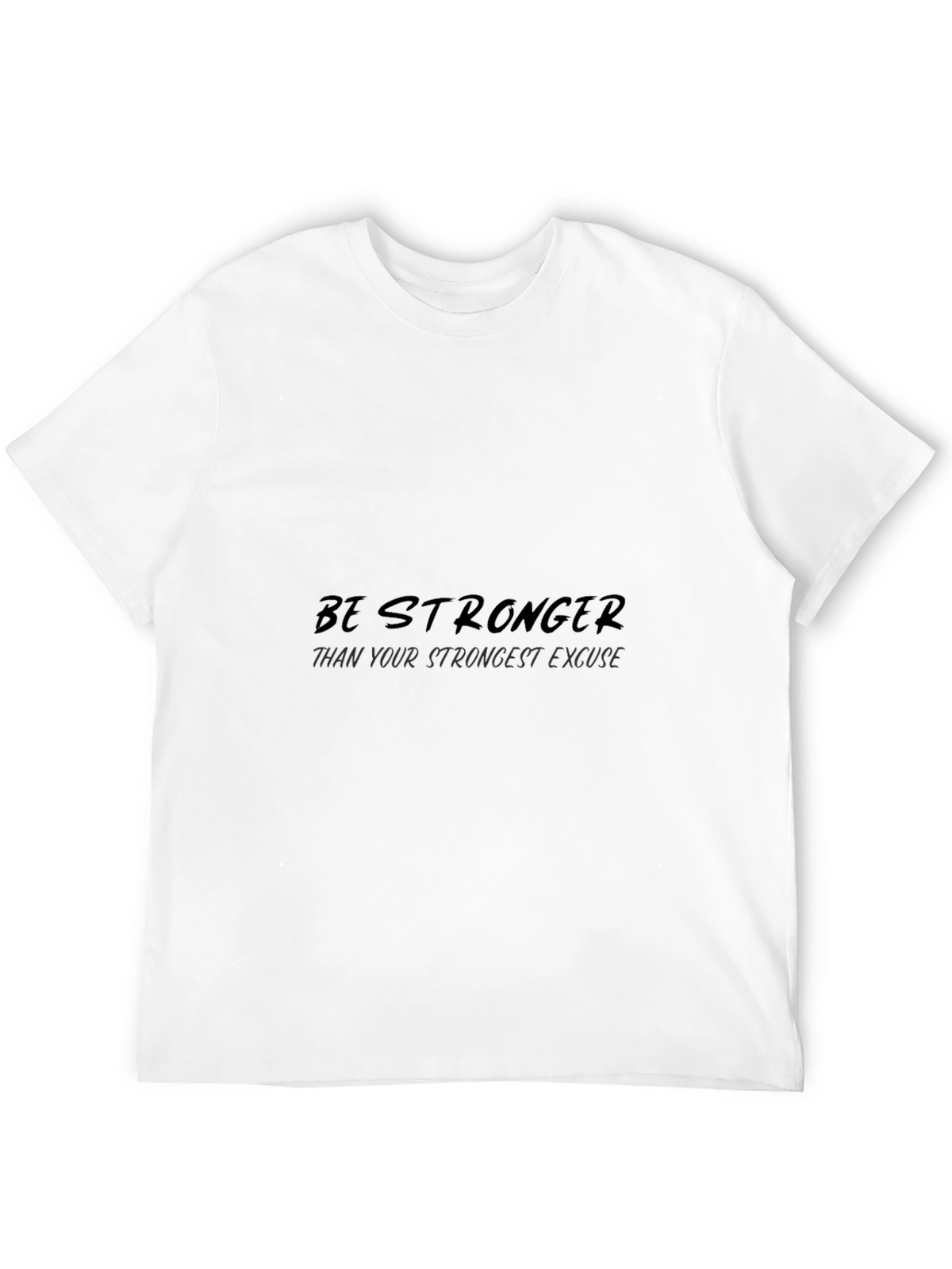 Be Stronger Graphic Black T-Shirt