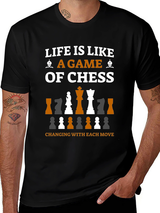 Chess Game of Life Graphic T-Shirt
