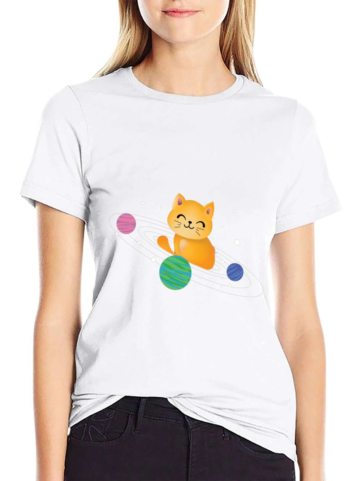 Space Cat Graphic Tee