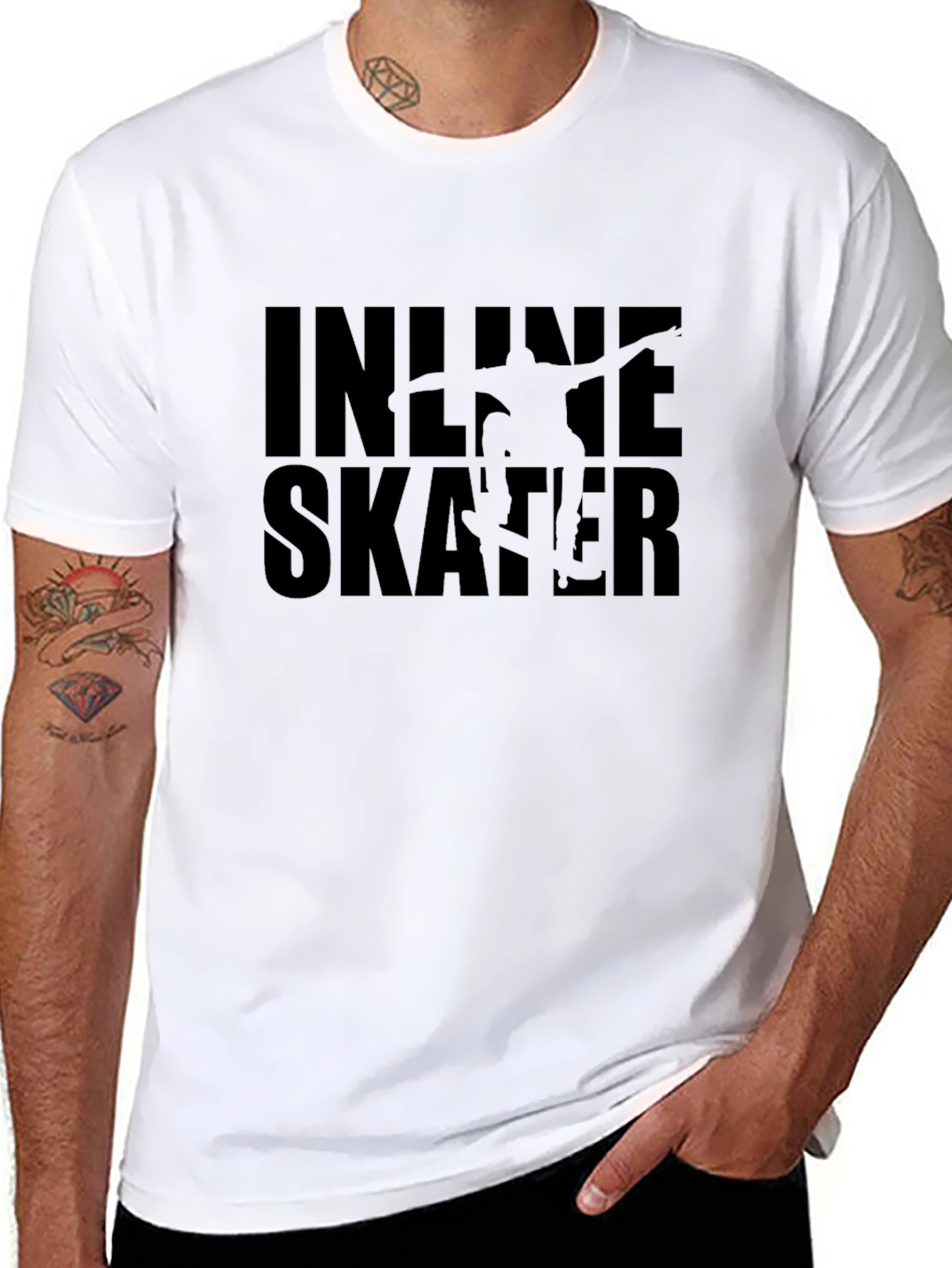 Inline Skater Graphic Tee - Cool Casual Style