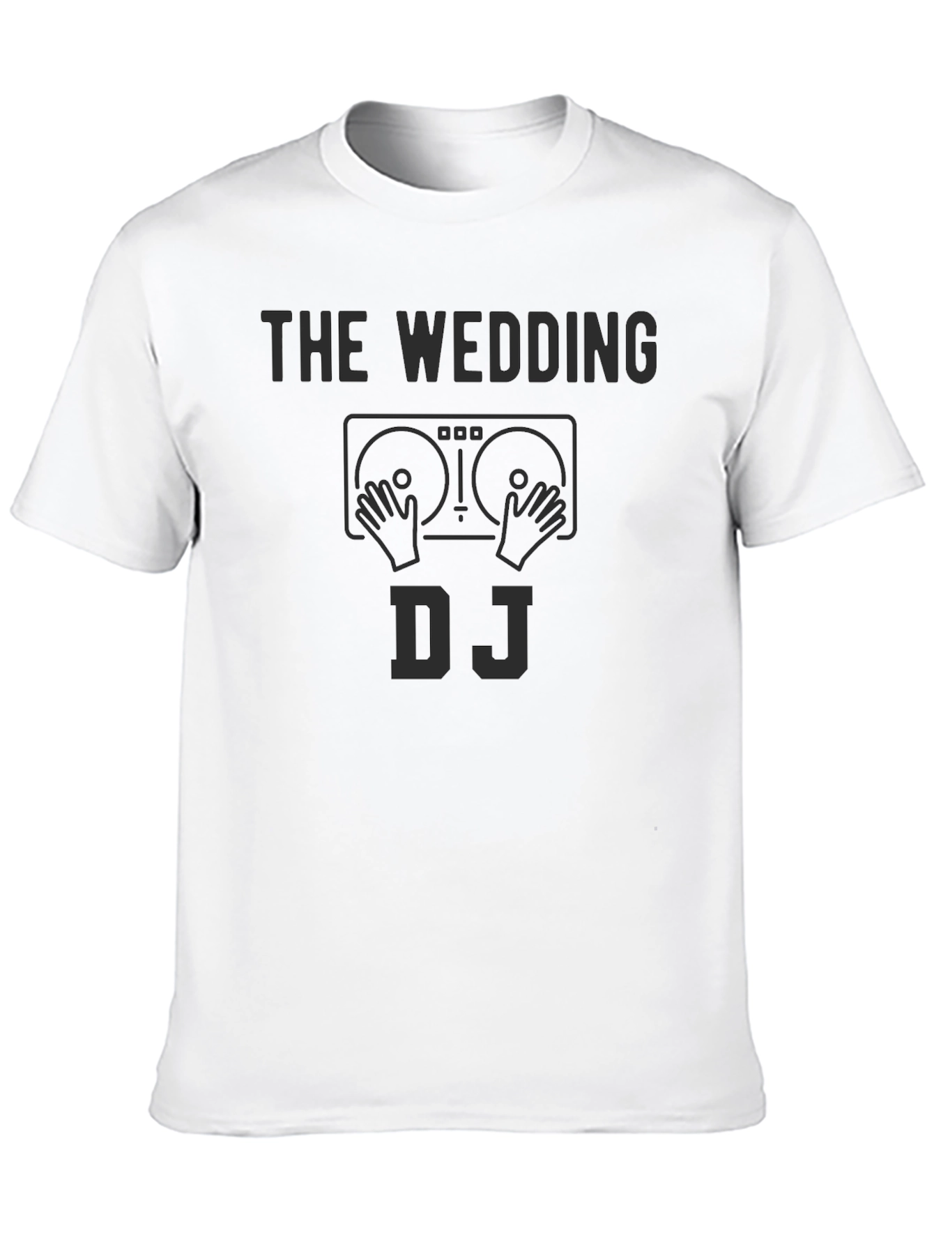 Wedding DJ Black Graphic T-Shirt
