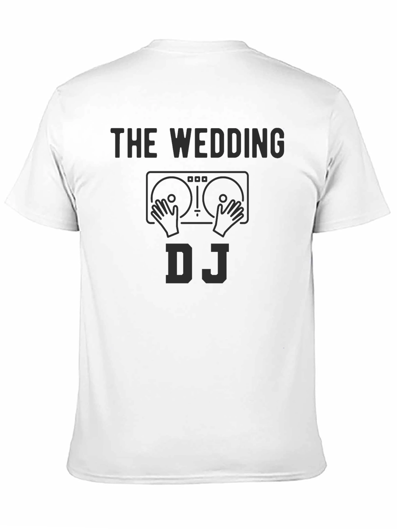 Wedding DJ Black Graphic T-Shirt