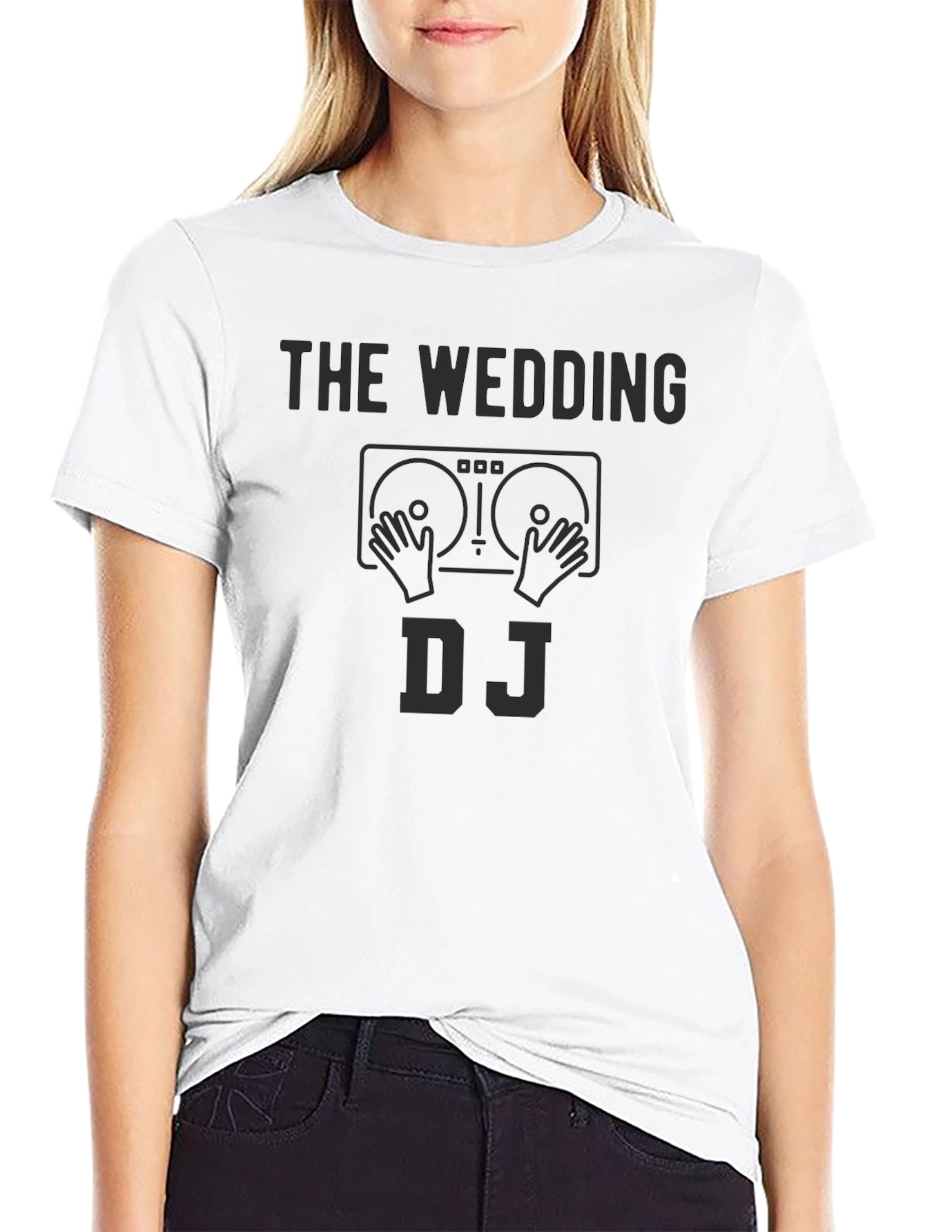 Wedding DJ Black Graphic T-Shirt