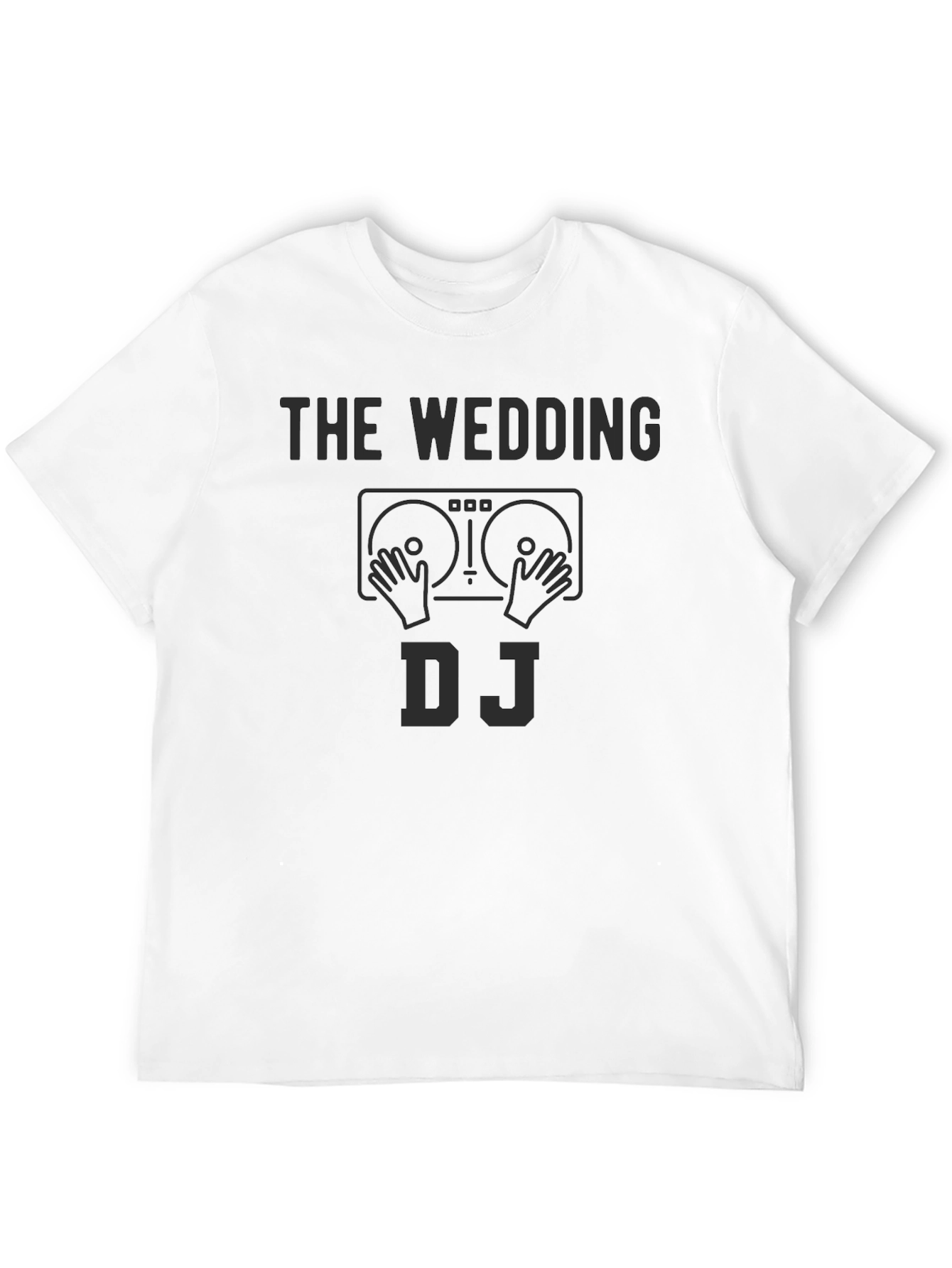 Wedding DJ Black Graphic T-Shirt