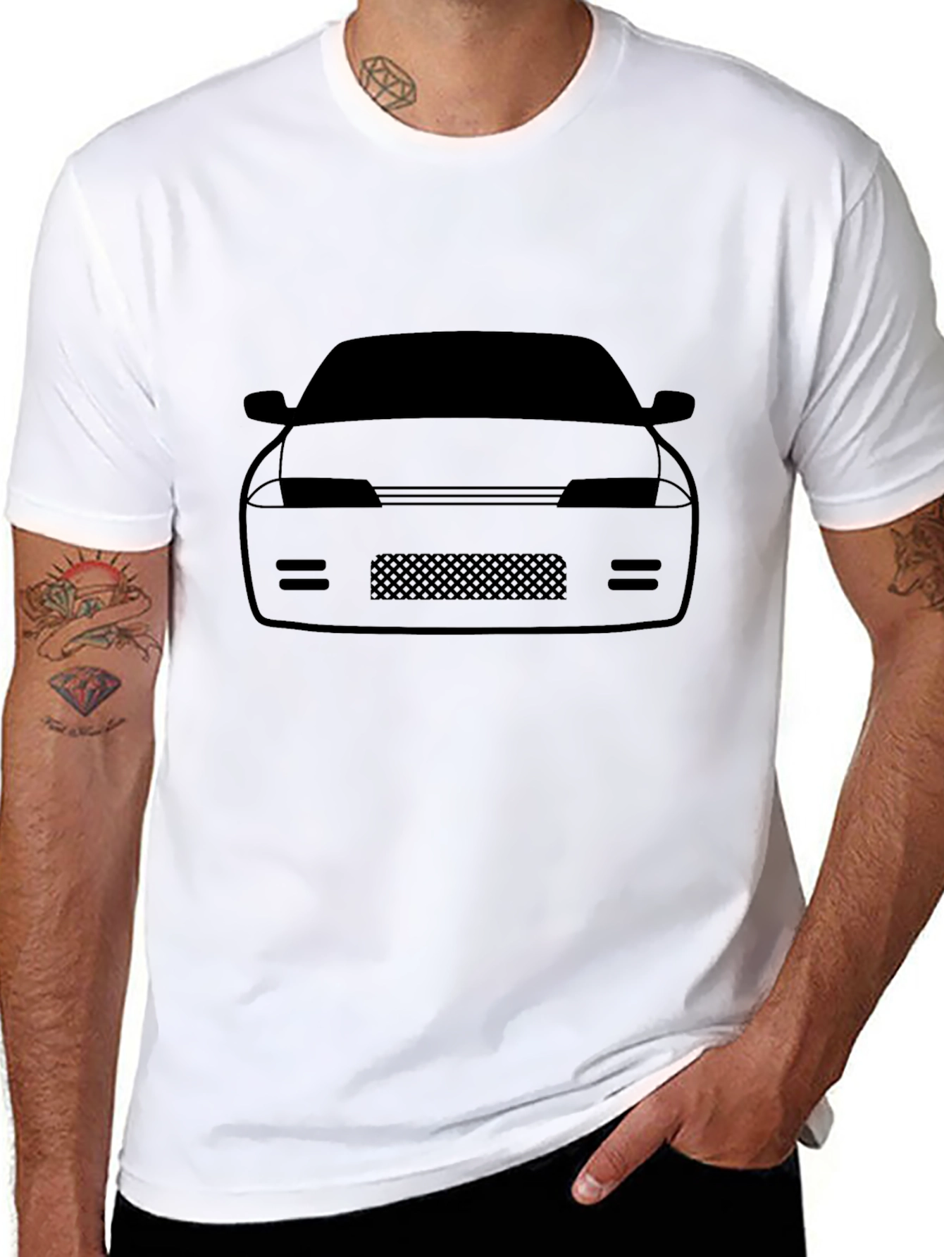 Black Car Graphic Tee