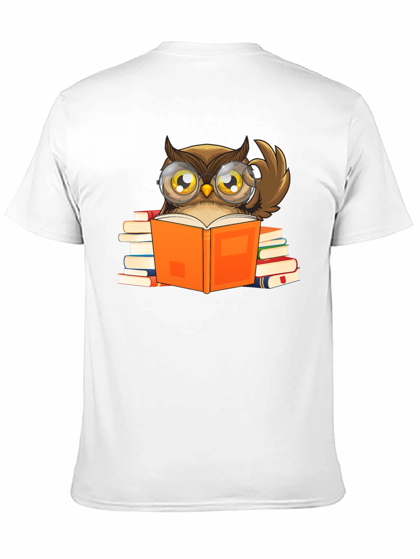 Bookish Owl T-Shirt - Smart & Stylish