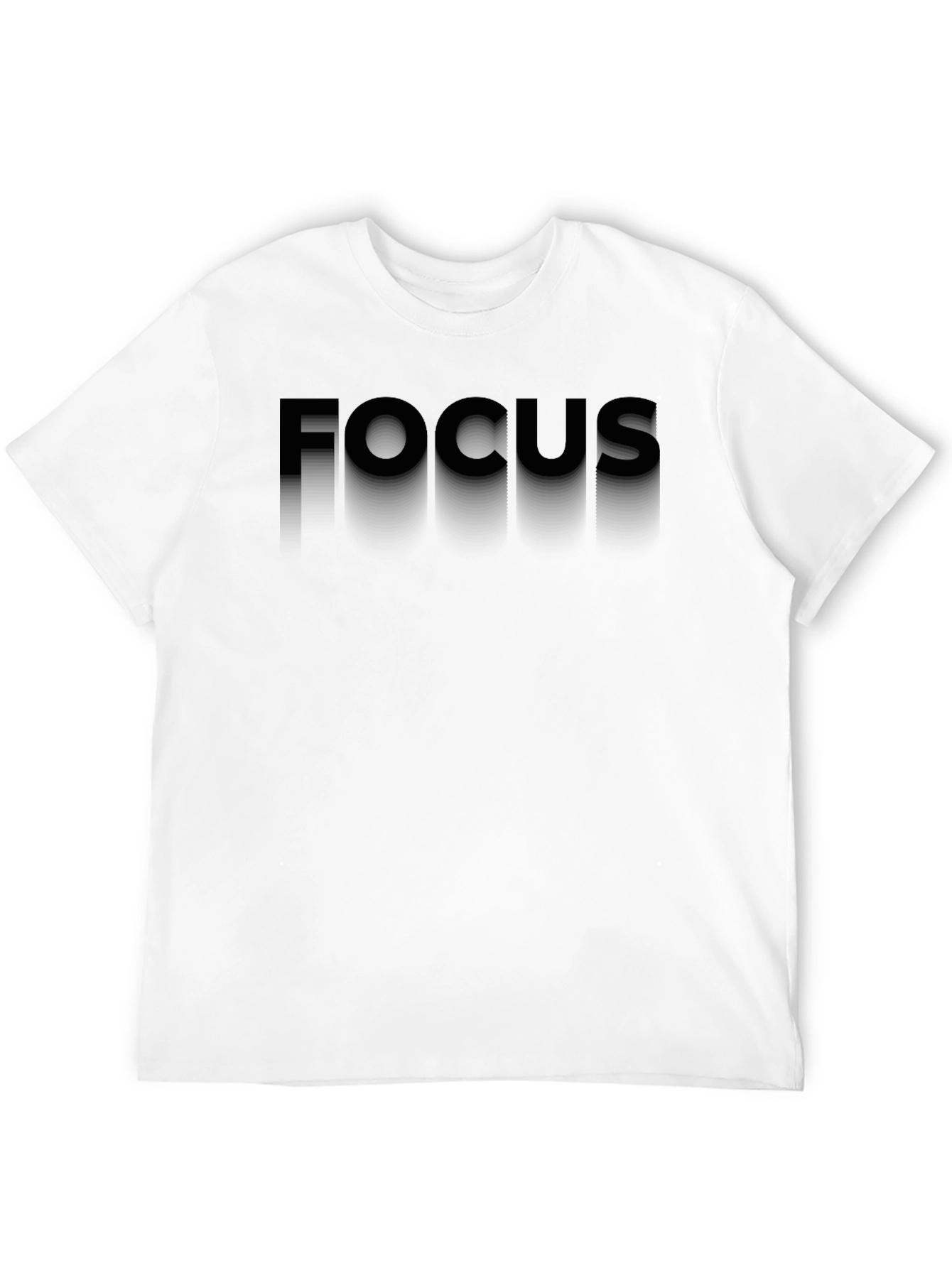 Mens Black FOCUS Graphic Tee