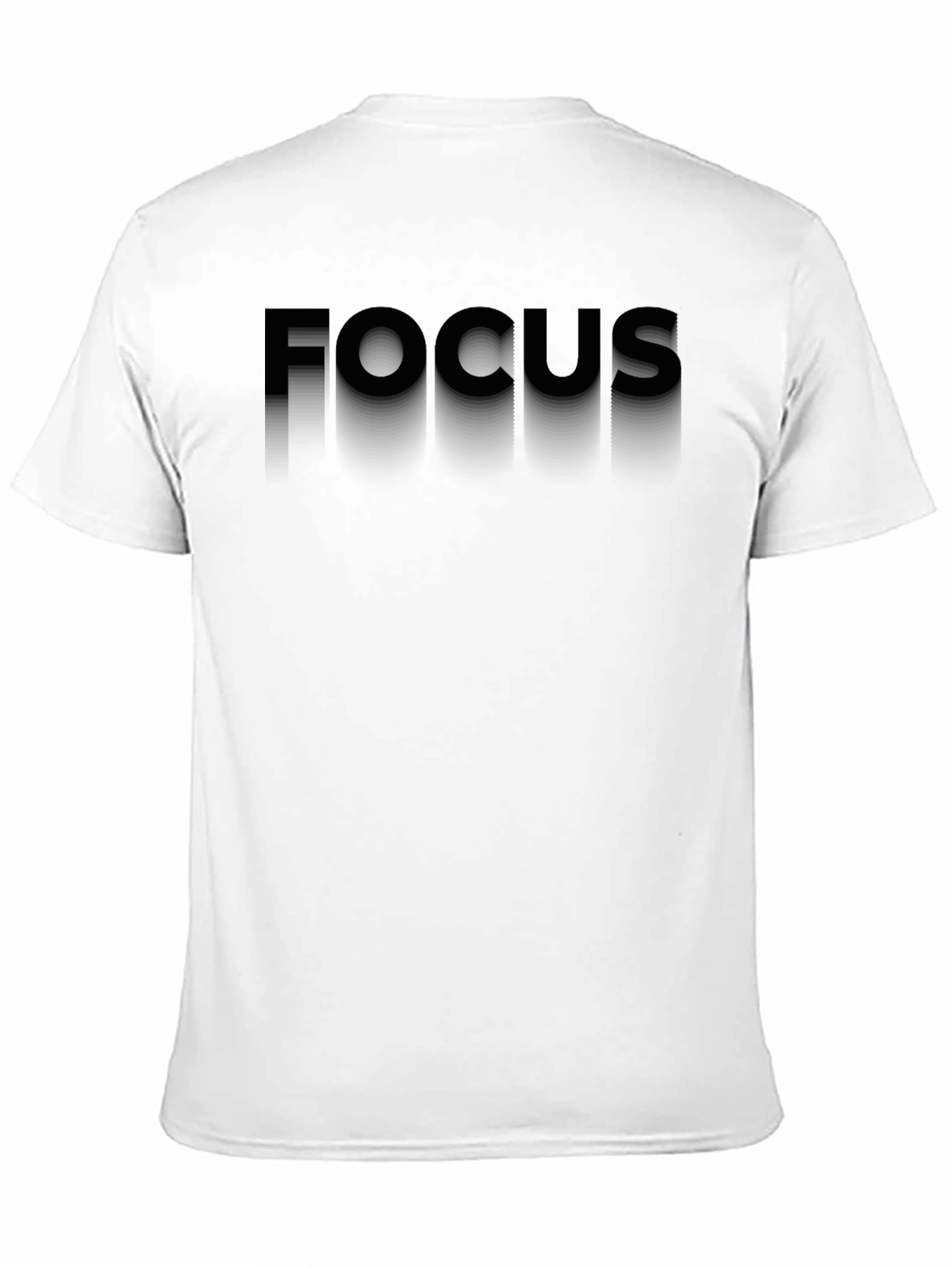 Mens Black FOCUS Graphic Tee