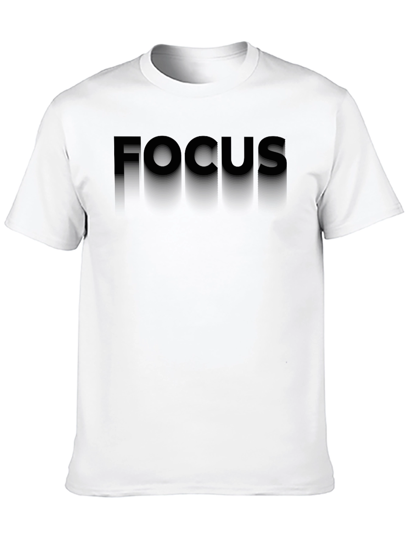 Mens Black FOCUS Graphic Tee