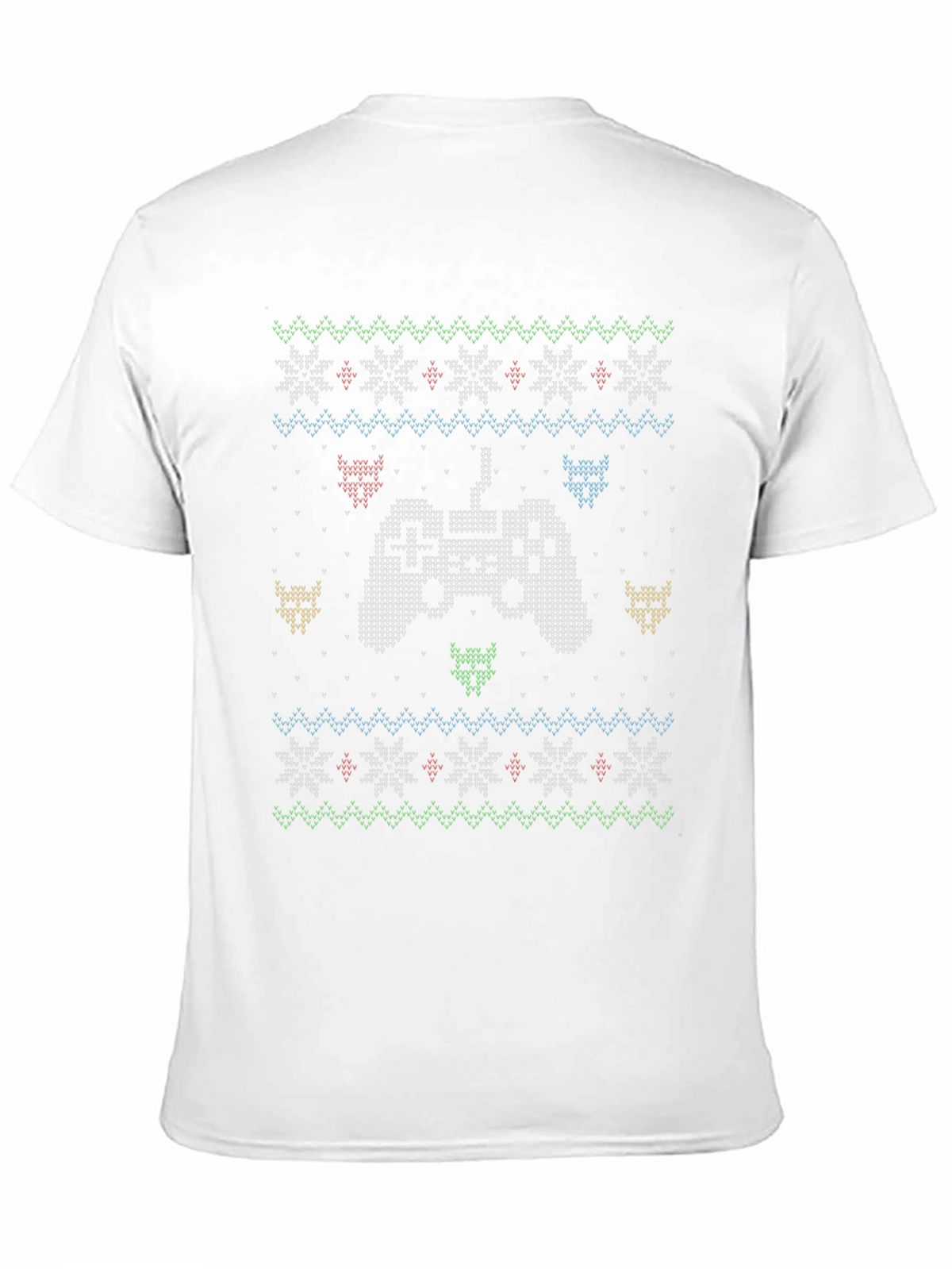 Gamer Christmas Sweater Pattern Tee