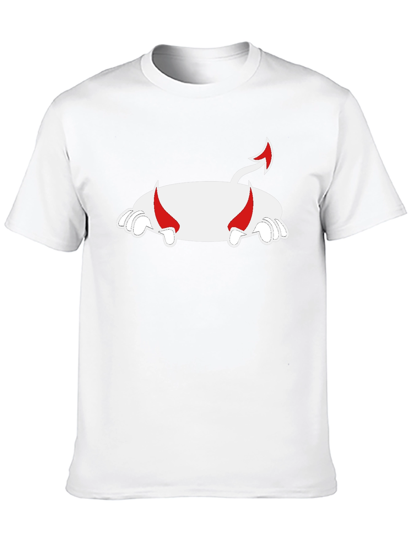 Devil Pig T-Shirt - Black Cotton Blend