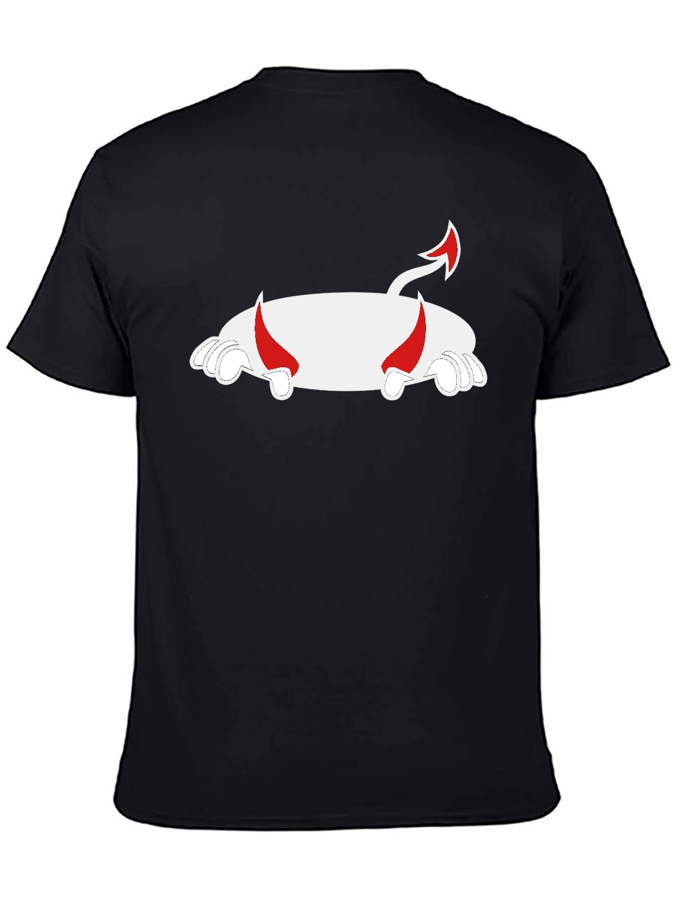 Devil Pig T-Shirt - Black Cotton Blend