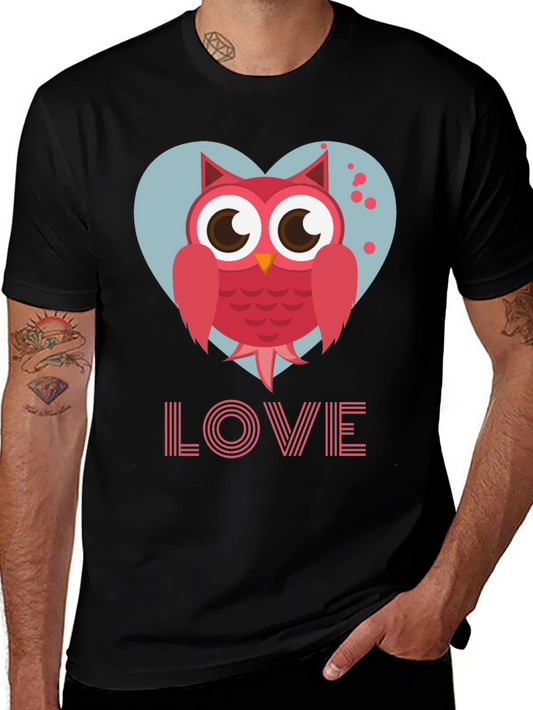 Owl Love Valentines Day T-Shirt