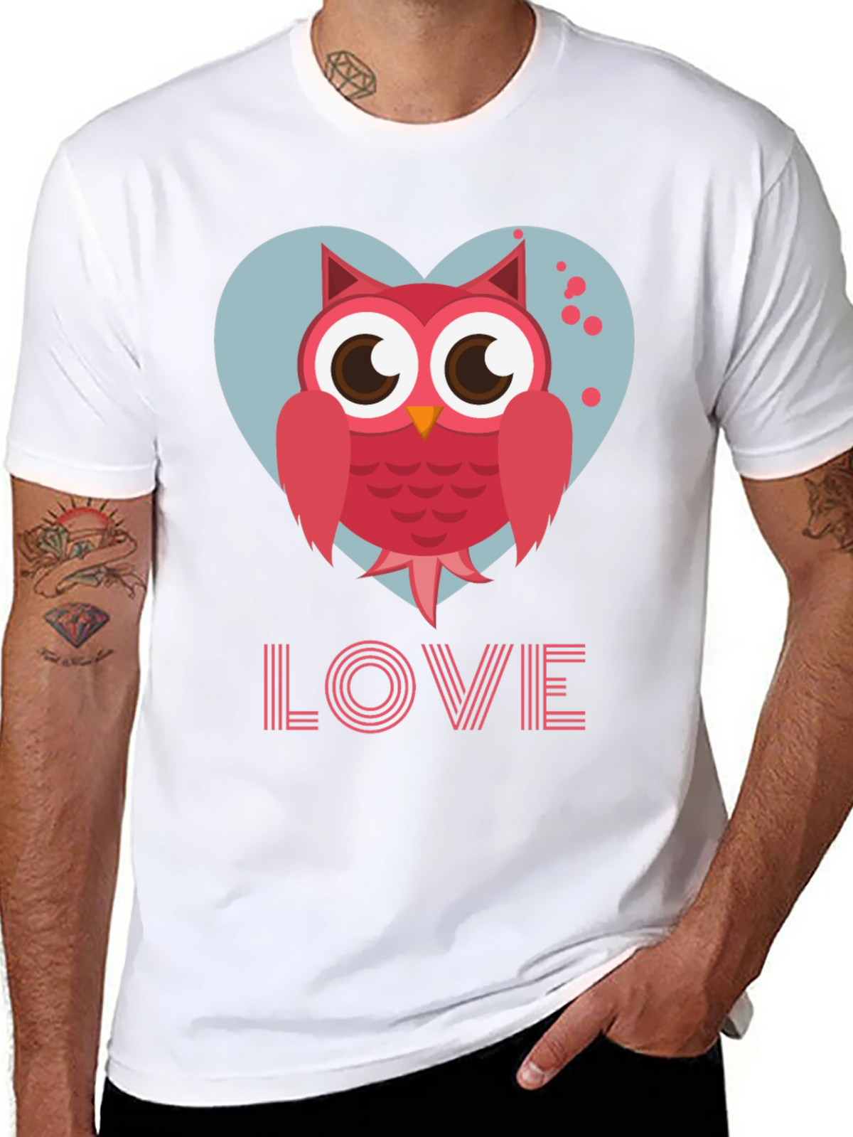 Owl Love Valentines Day T-Shirt