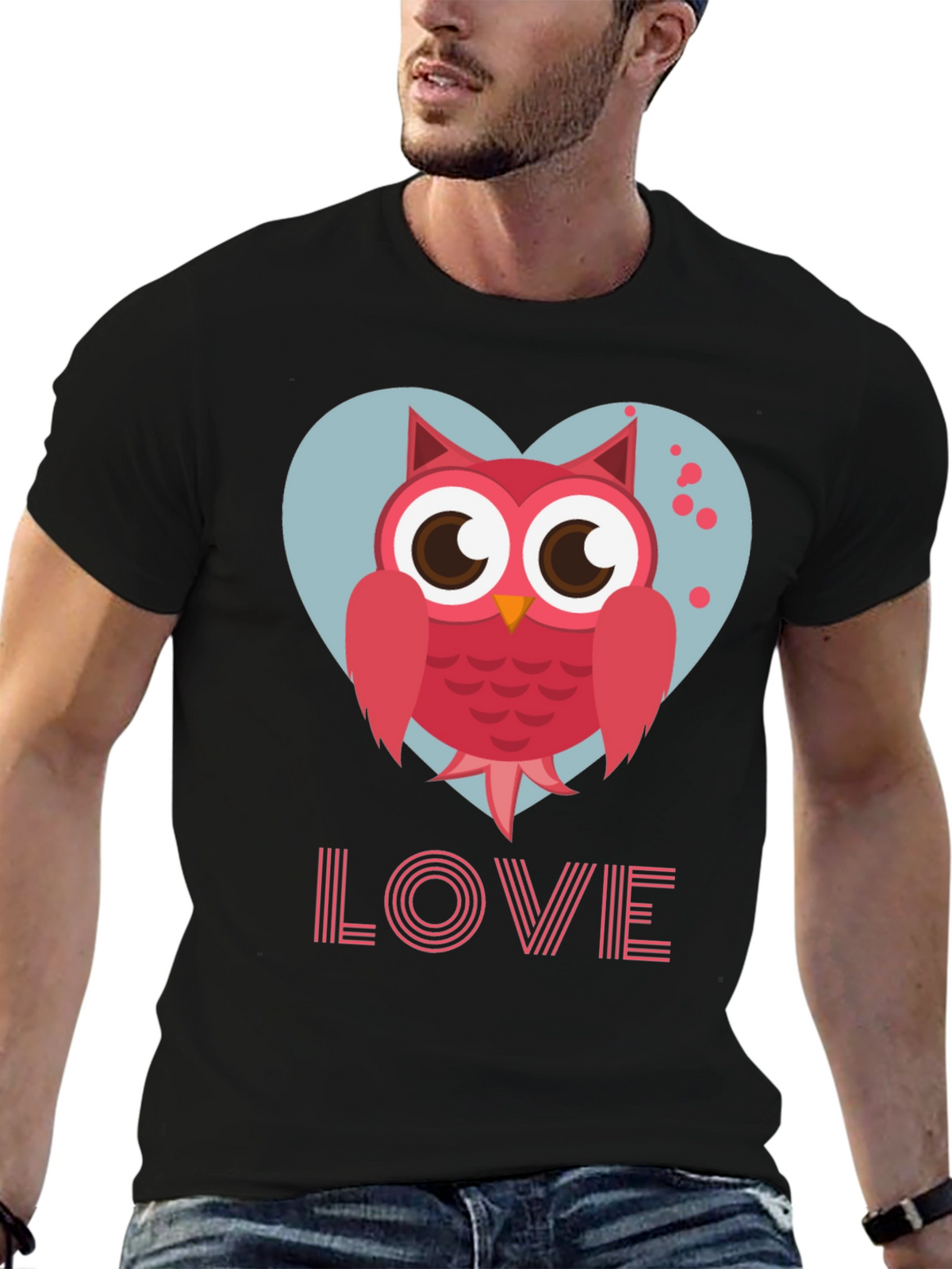 Owl Love Valentines Day T-Shirt