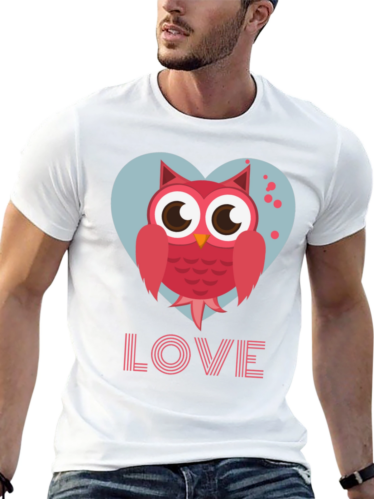 Owl Love Valentines Day T-Shirt
