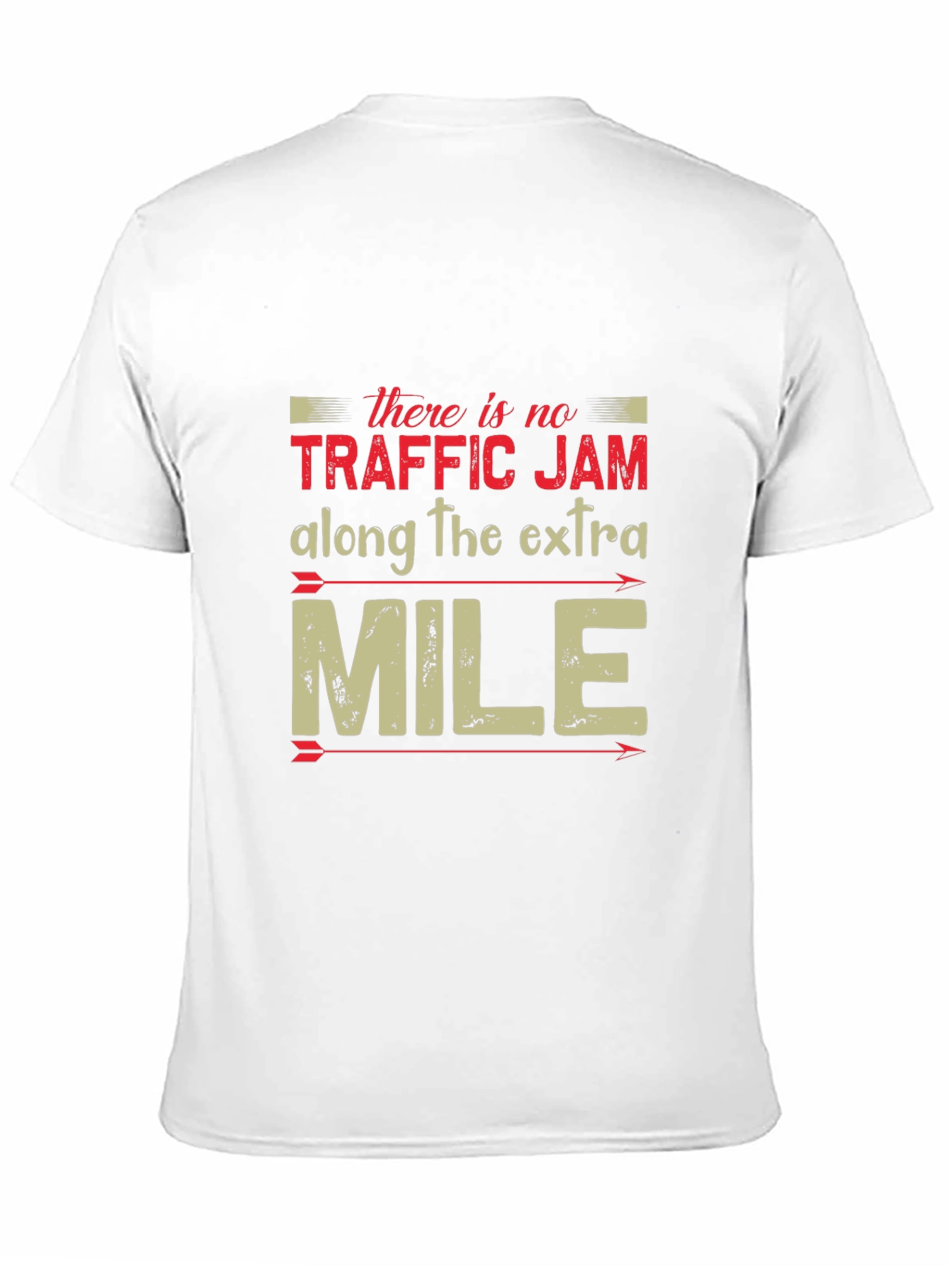 Traffic Jam Extra Mile Black Graphic T-Shirt