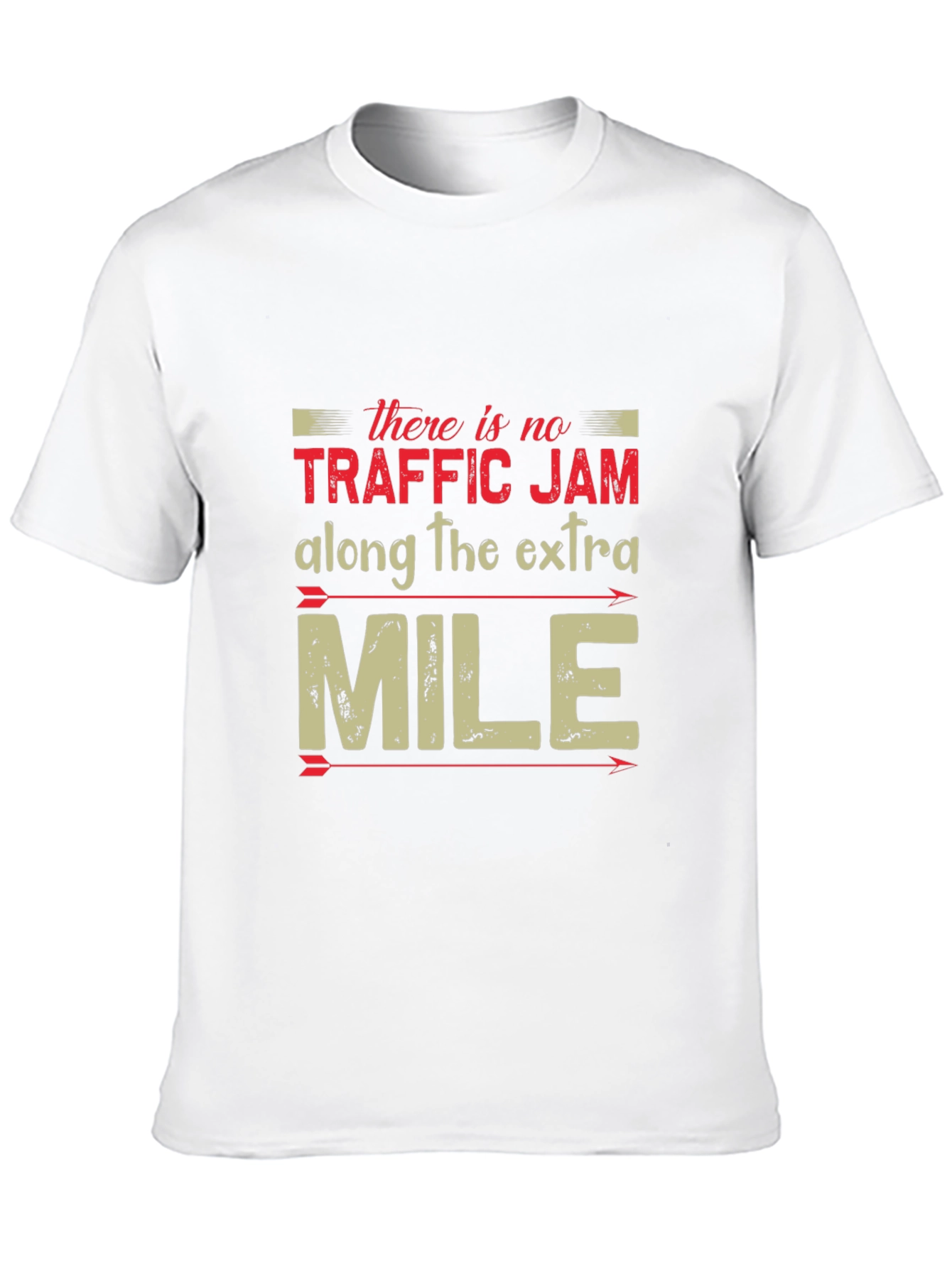 Traffic Jam Extra Mile Black Graphic T-Shirt