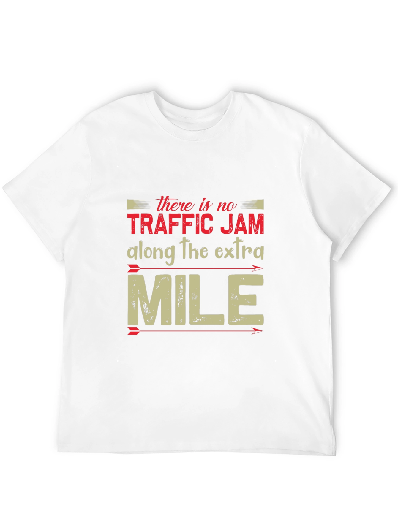 Traffic Jam Extra Mile Black Graphic T-Shirt