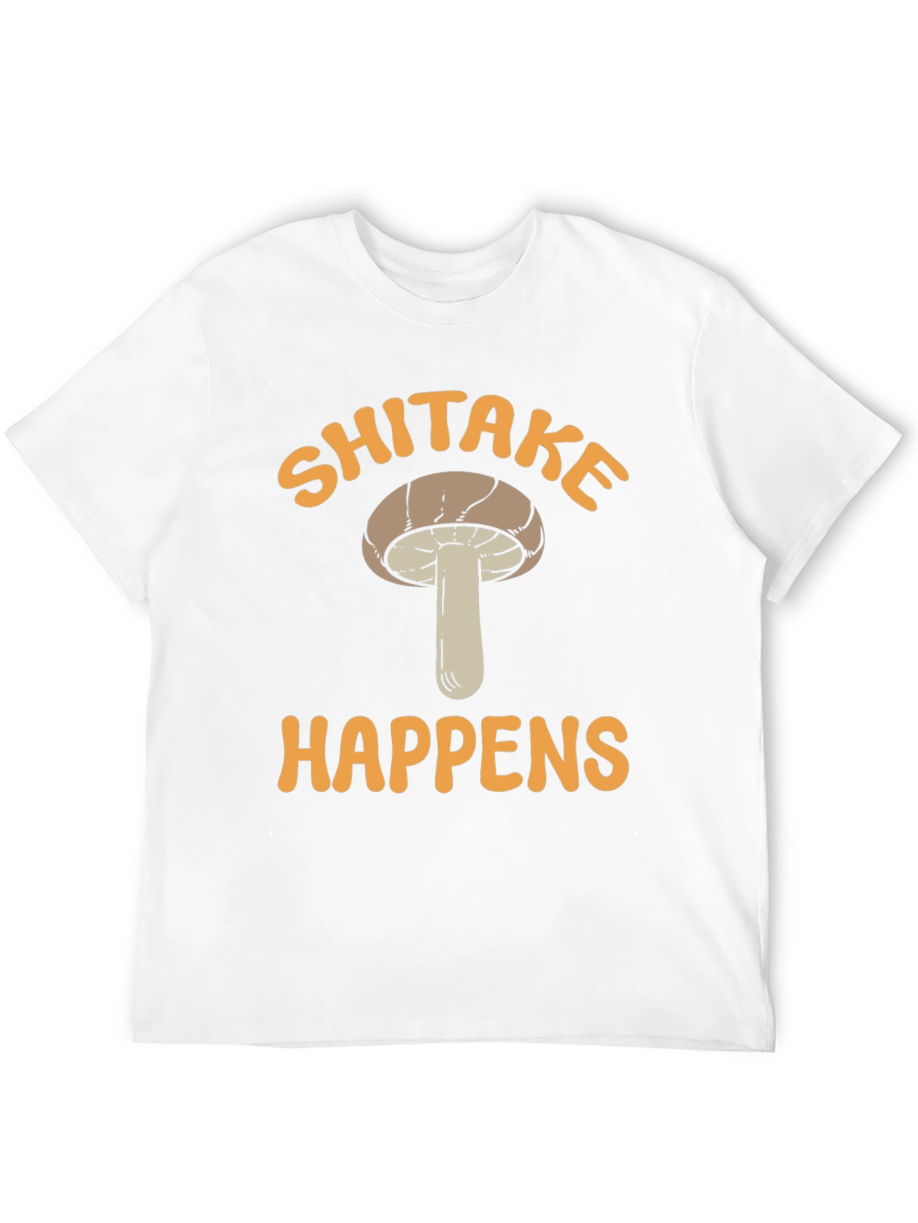 Shiitake Happens Graphic T-Shirt Mushroom Lover Tee