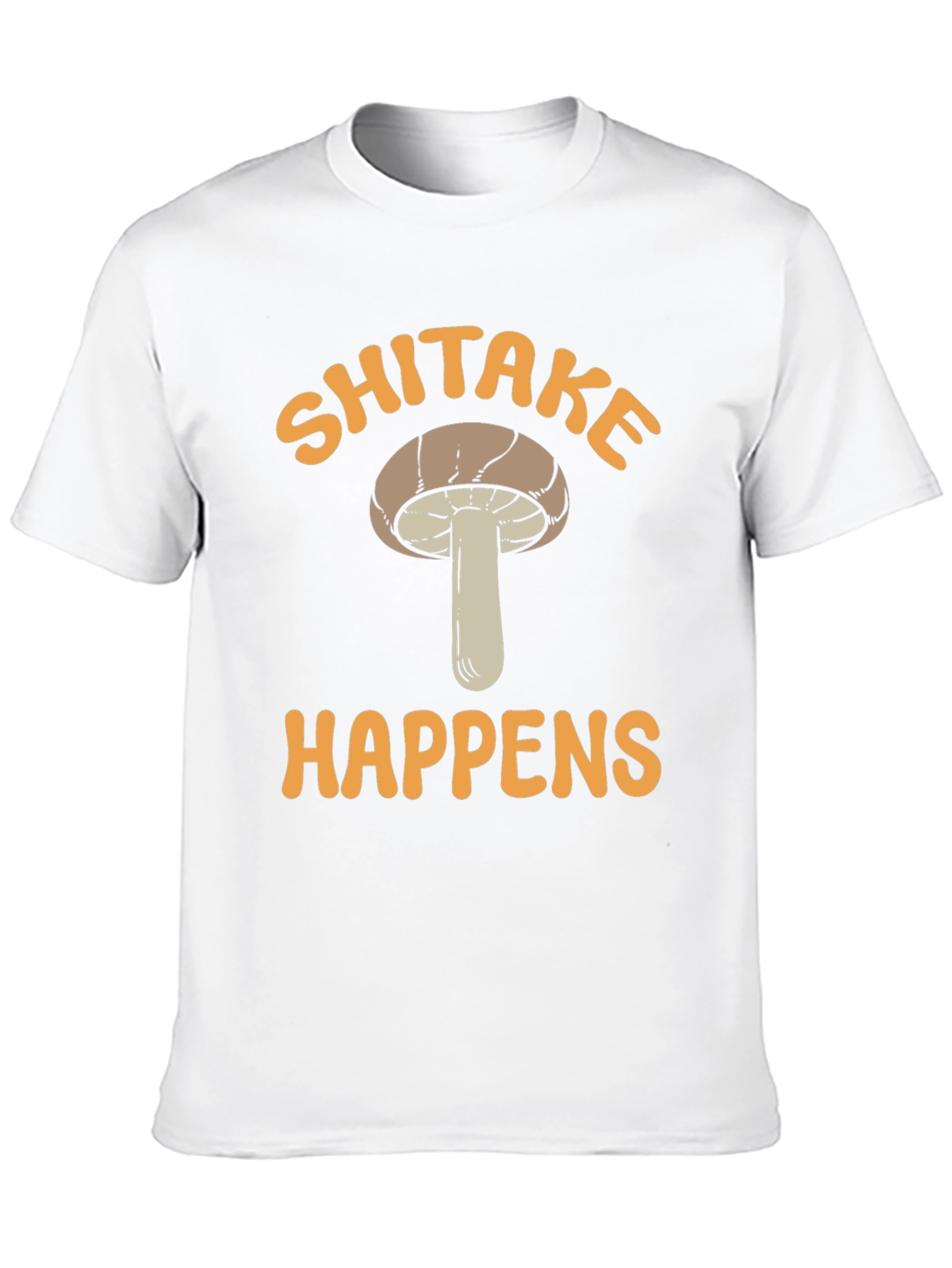 Shiitake Happens Graphic T-Shirt Mushroom Lover Tee