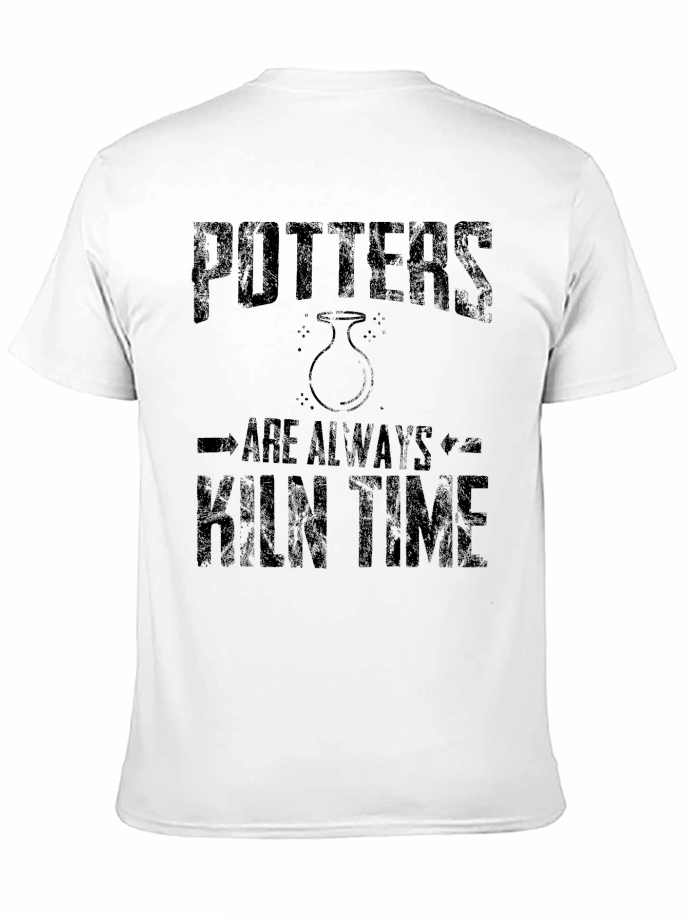 Potters Kiln Time Black Graphic Tee